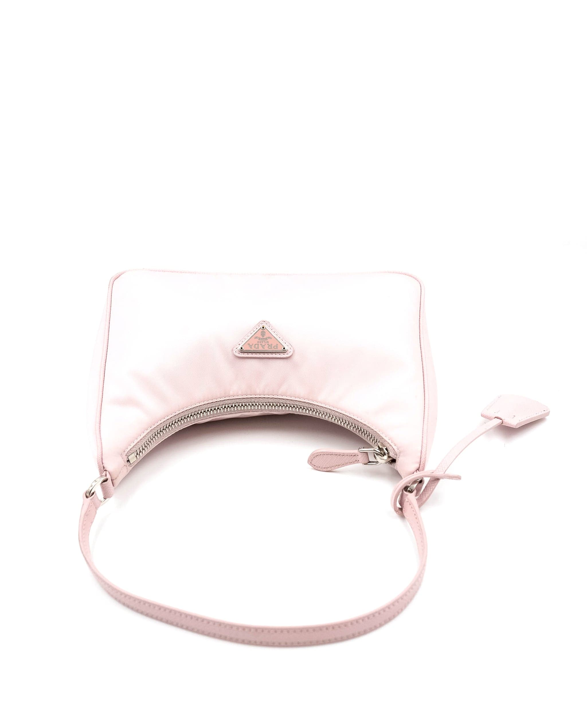 Chanel Prada Pink Nylon Pochette Bag PHW  - AGL2114