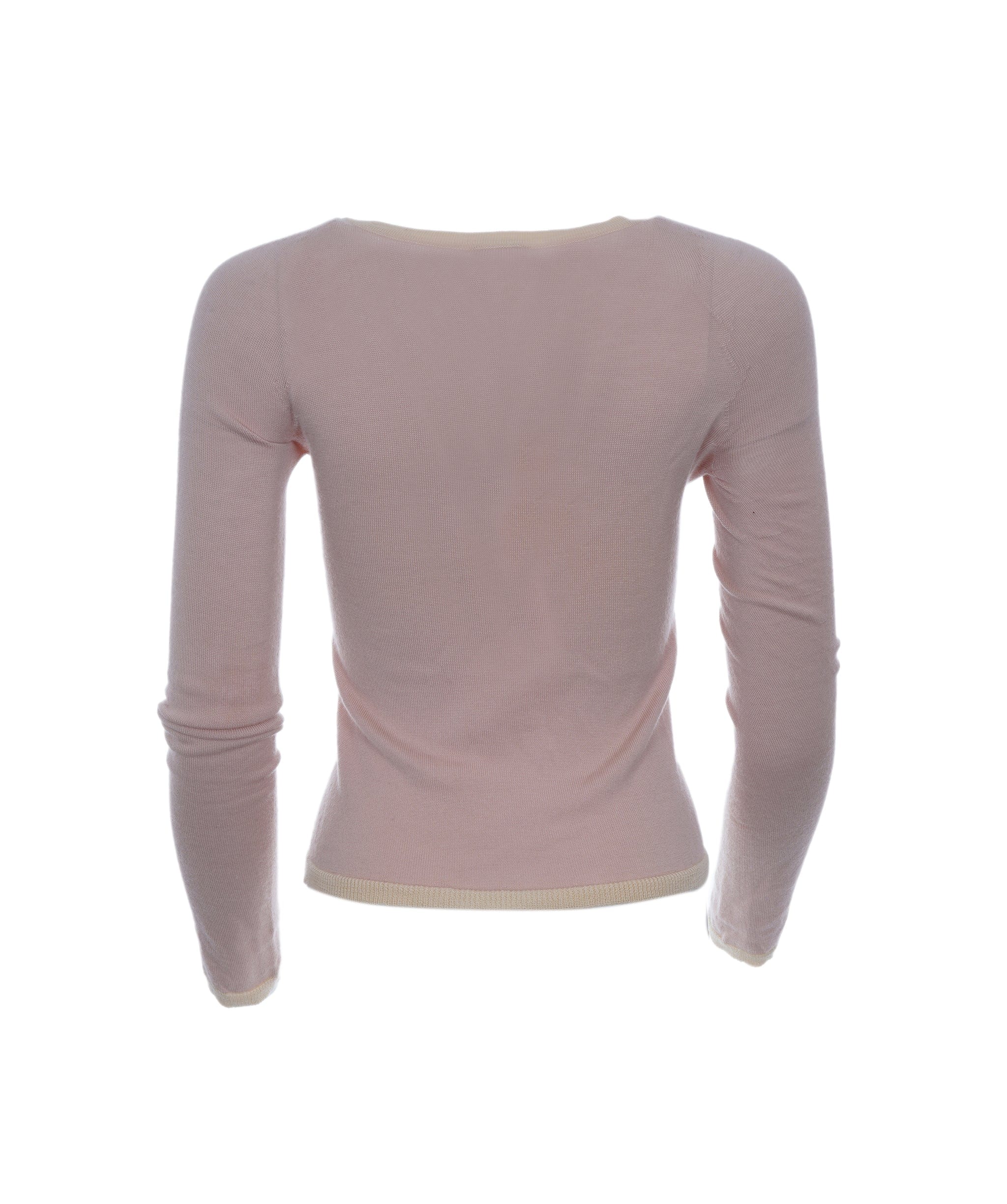 Chanel Chanel 04C CC Sweater Pink Cream ASL6955