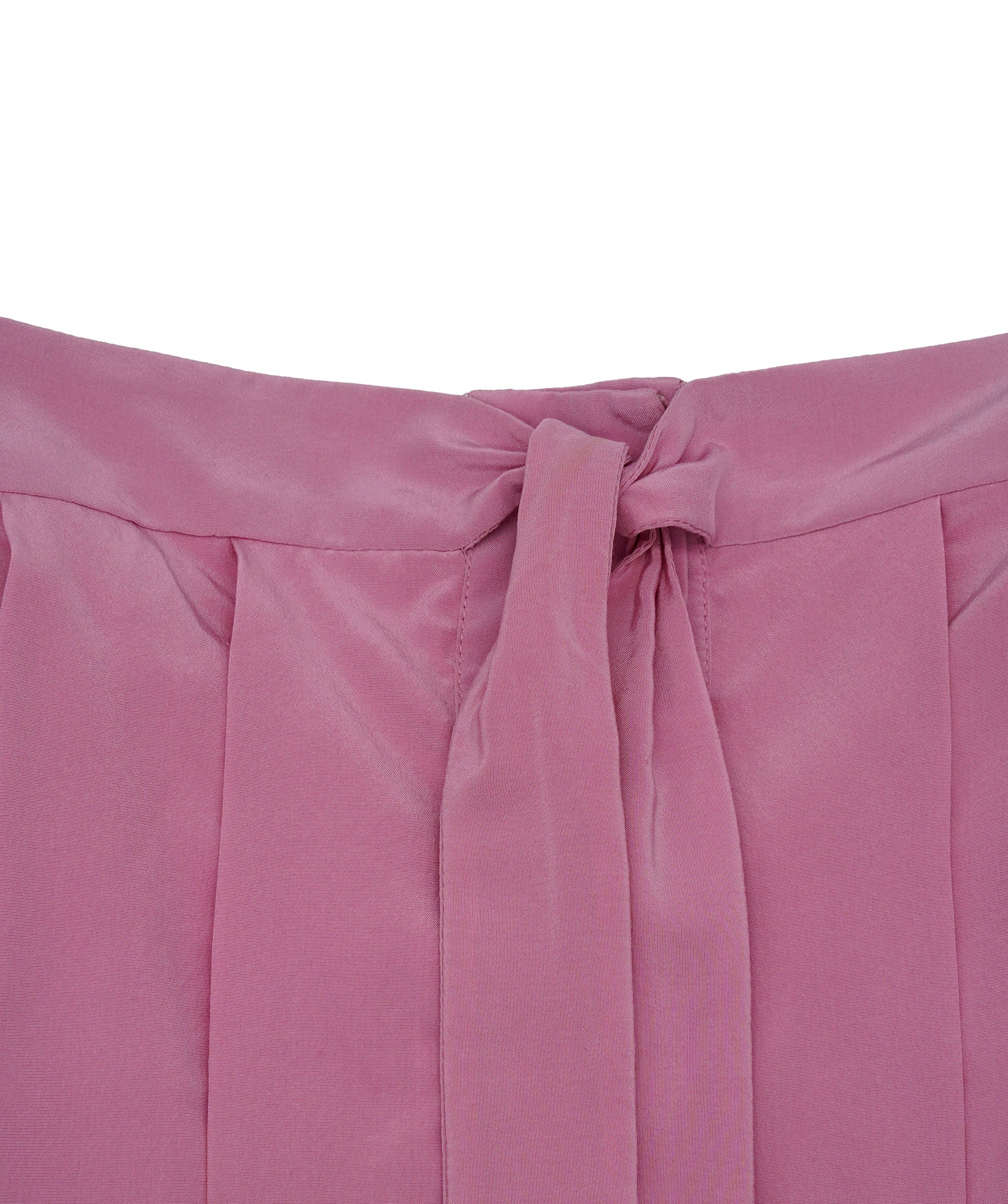 Chanel Chanel 100% Silk Pink Pleated Mini Dress ASL4603