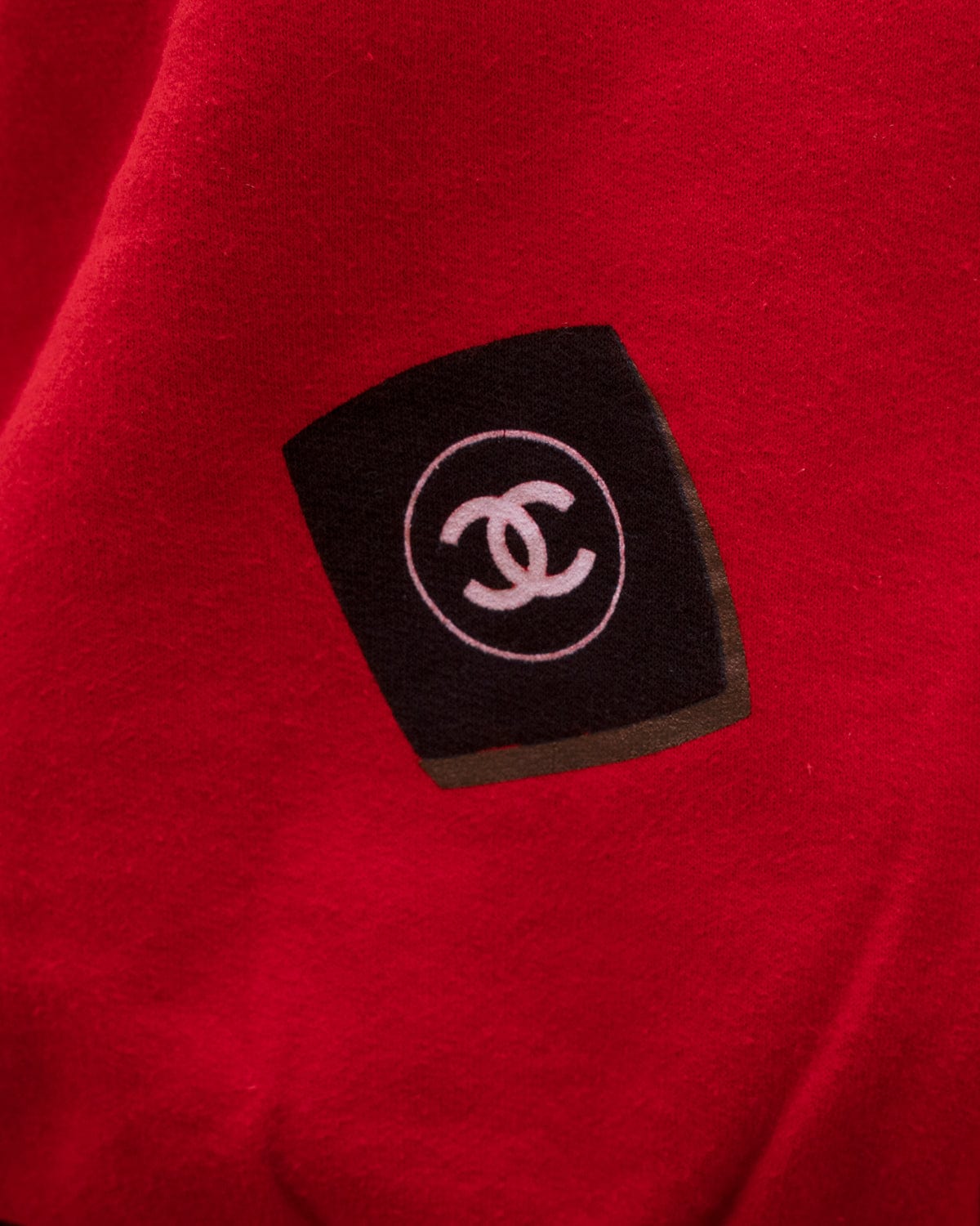 Chanel Chanel 95p Red Logo Sweatshirt RJL1329