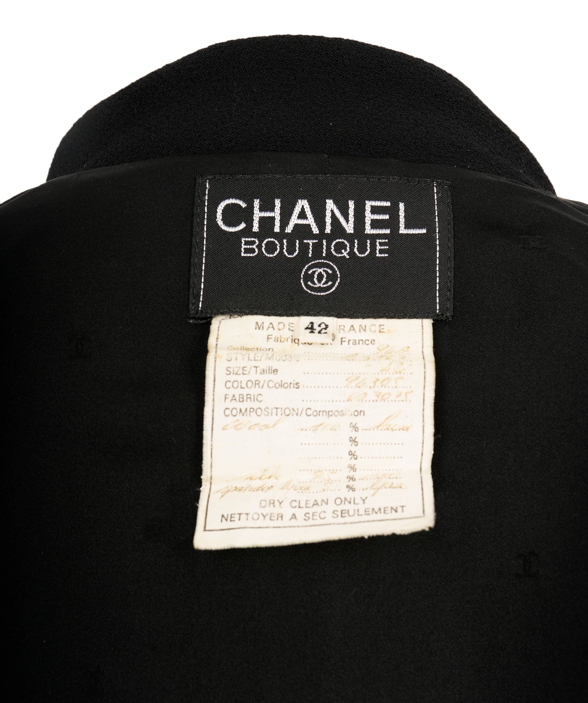 Chanel Chanel 96A Blazer Jacket Black ASL7165