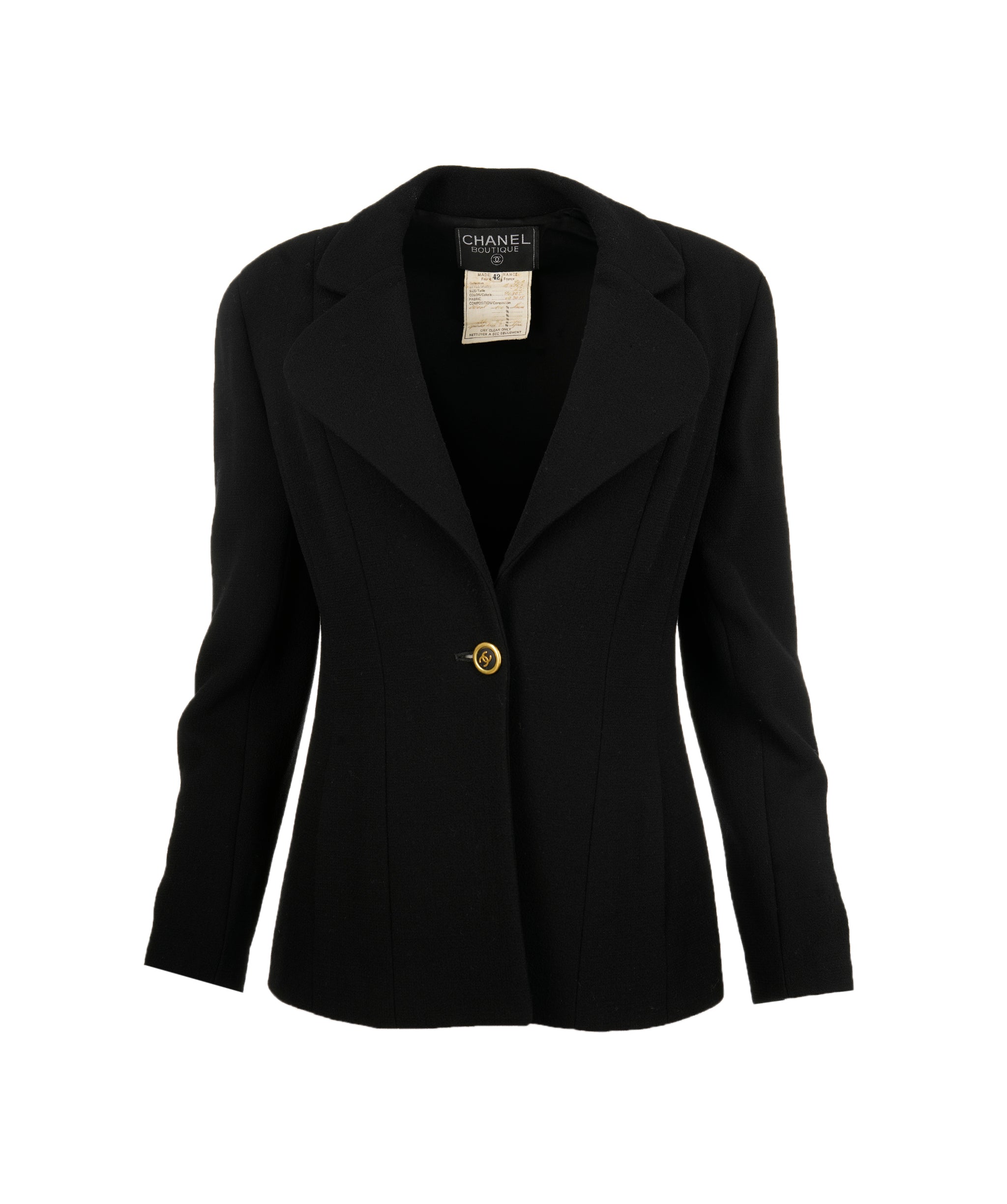 Chanel Chanel 96A Blazer Jacket Black ASL7165