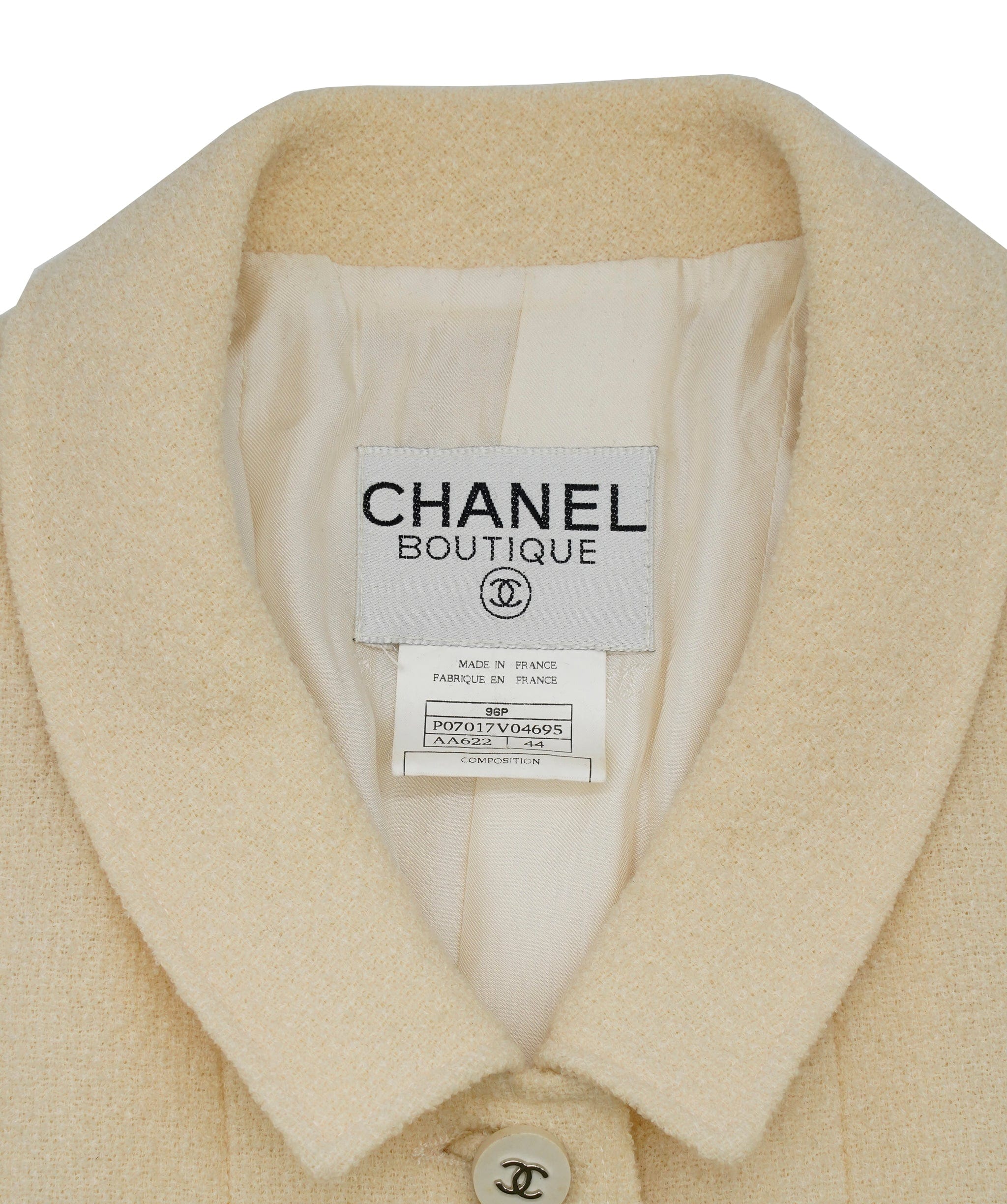 Chanel Chanel 96P Skirt Suits Ivory ASL5397