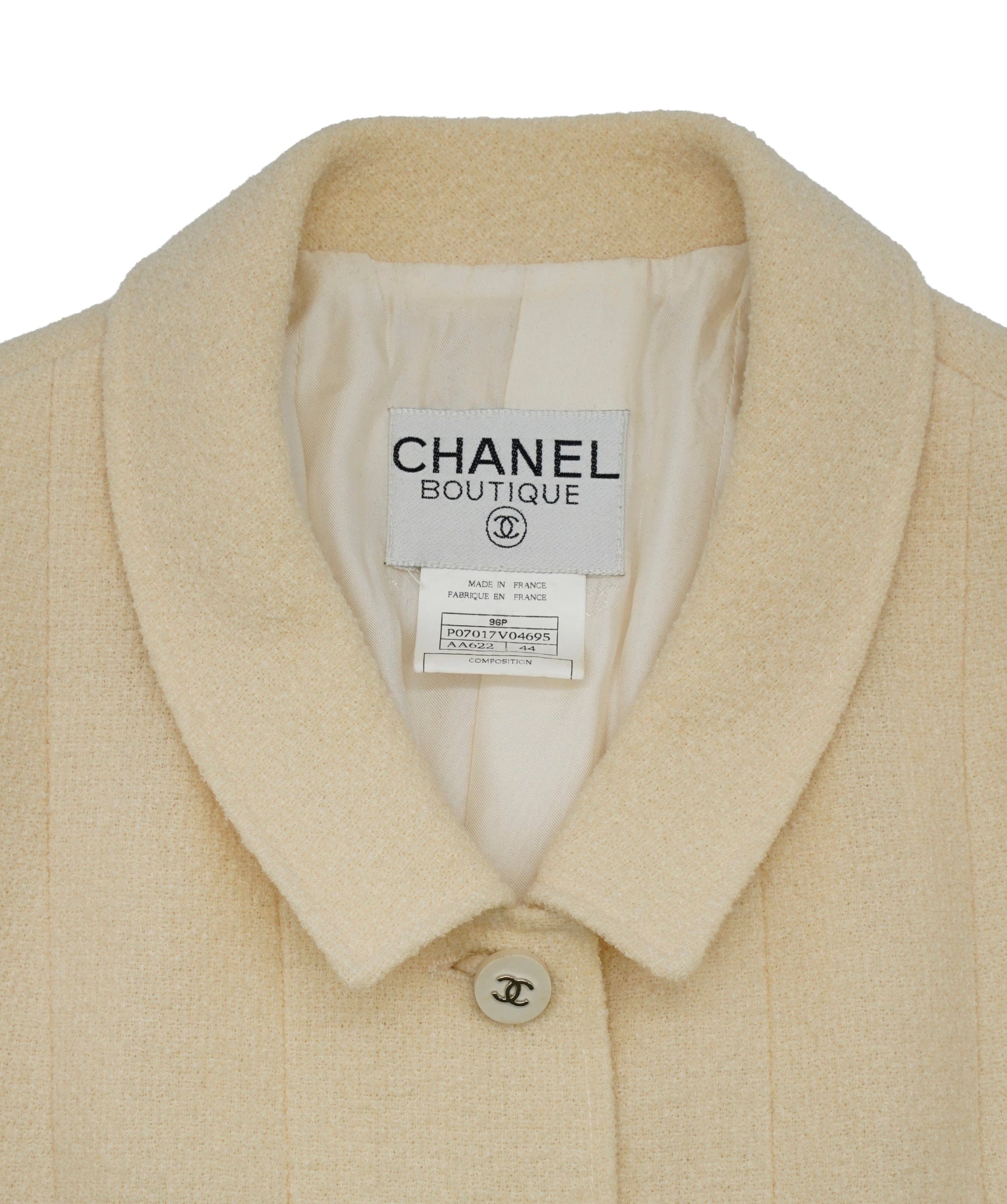 Chanel Chanel 96P Skirt Suits Ivory ASL5397