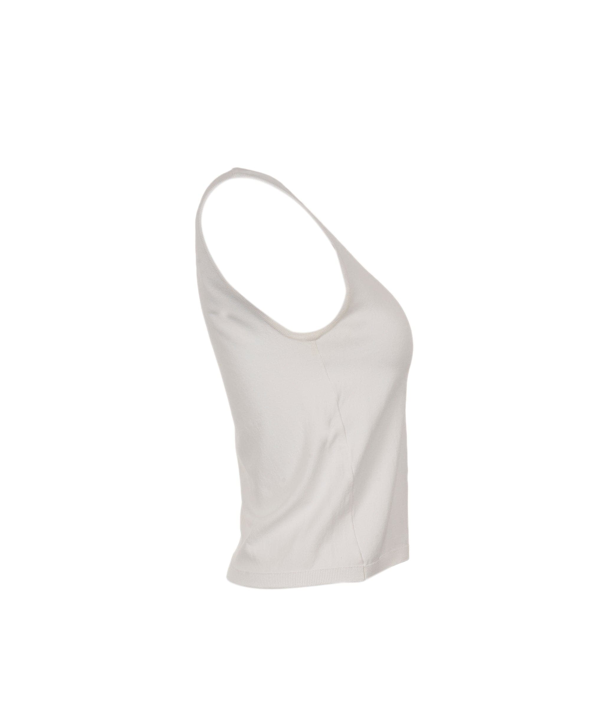 Chanel Chanel 98P Summer Knit Tank White ASL7141