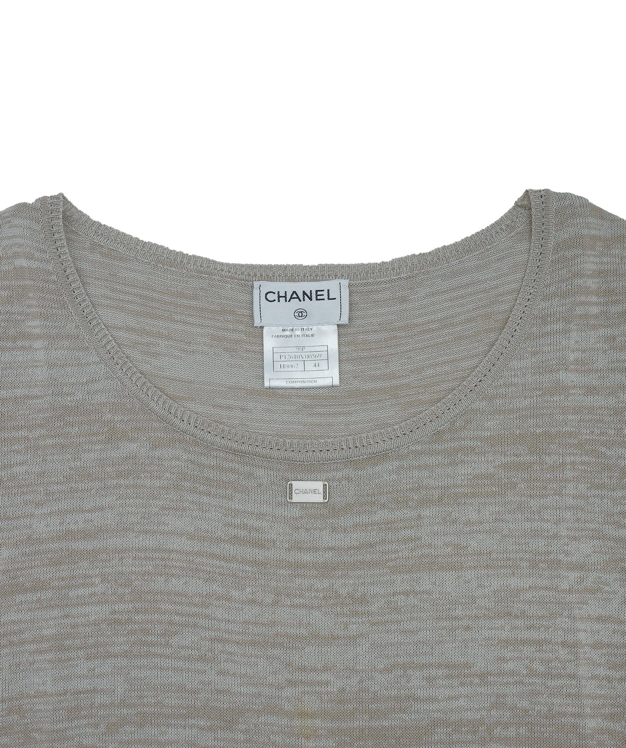 Chanel Chanel 99P Summer Knit Top #44 ASL7443