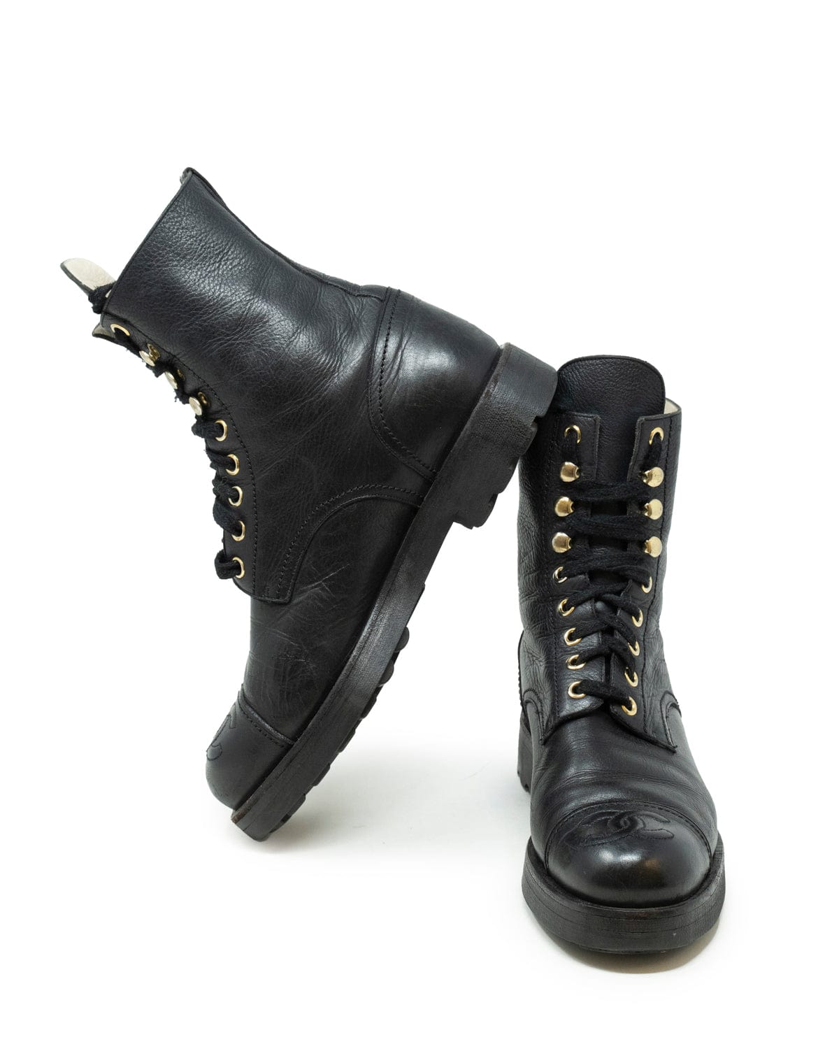 Chanel Chanel Black Boots size 38.5 - AWC1147