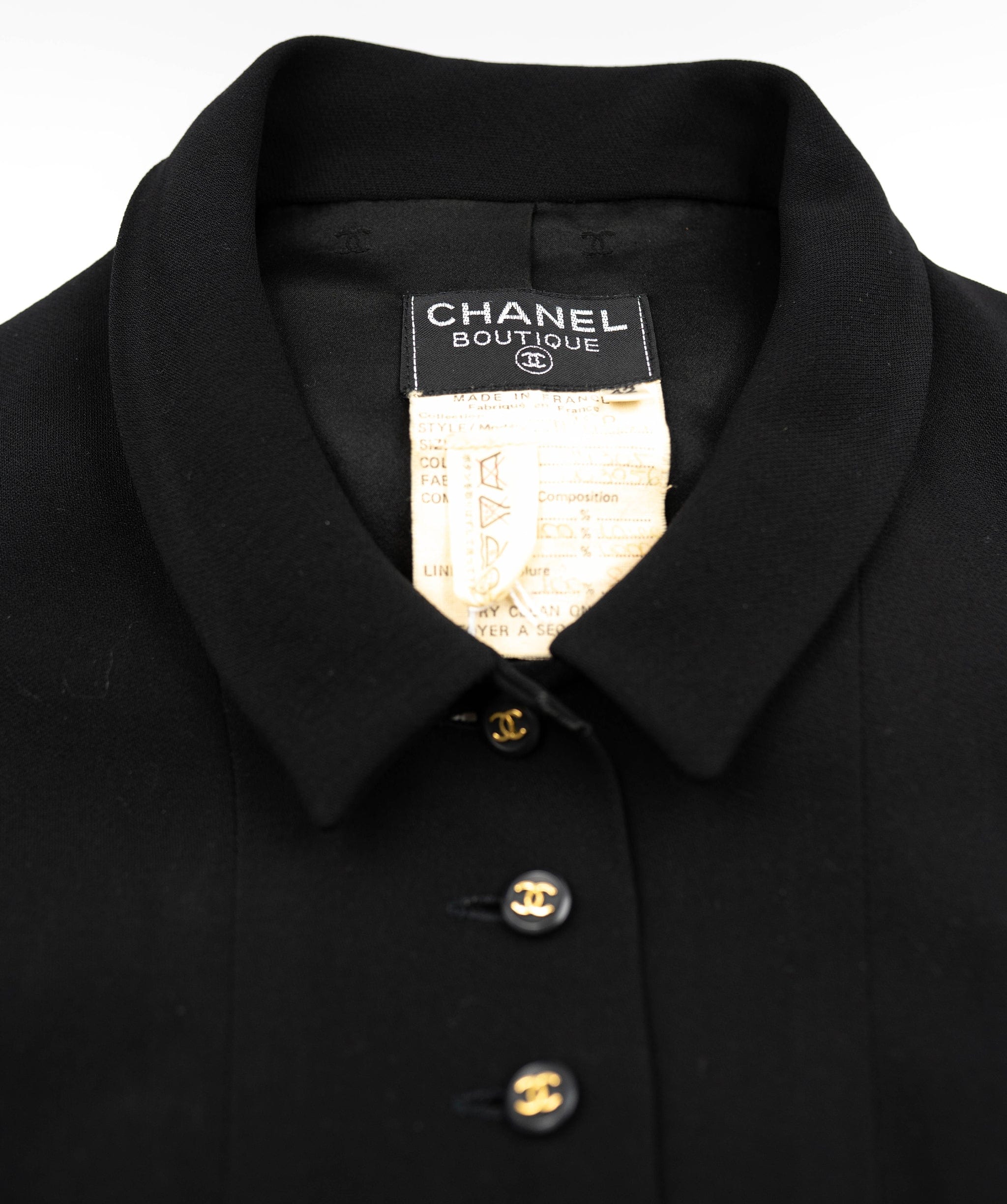 Chanel Chanel Black CC Button Dress, Barbie collection 95P - ASL3475