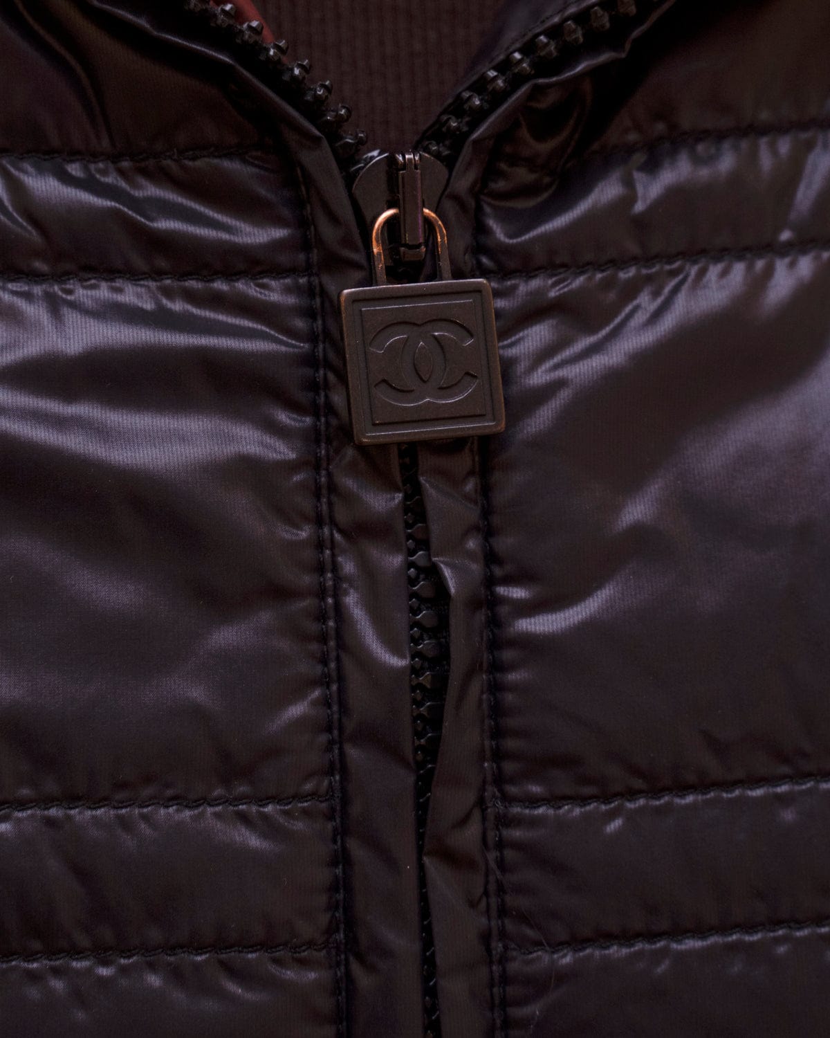 Chanel Chanel Black Coco Puffer Jacket - ASL2249