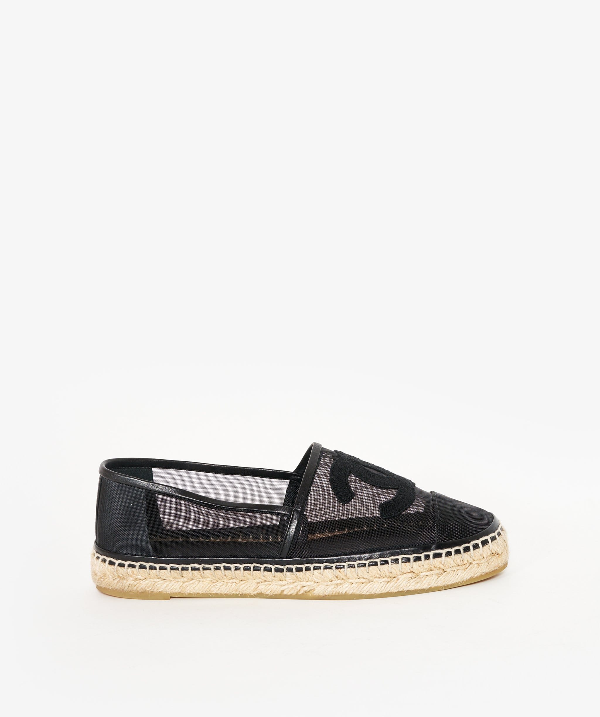 Chanel Chanel Black Espadrilles Size 40