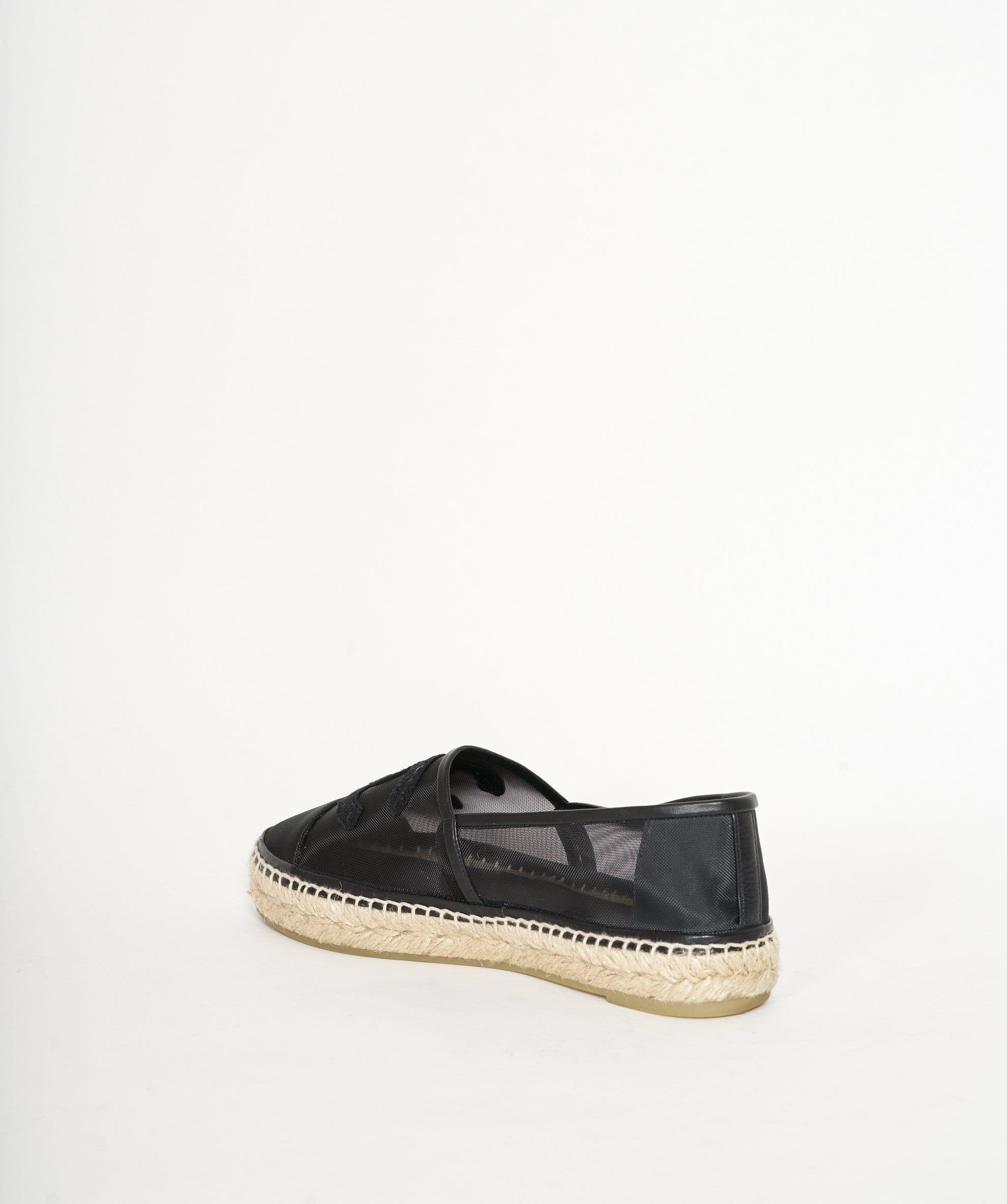 Chanel Chanel Black Espadrilles Size 40