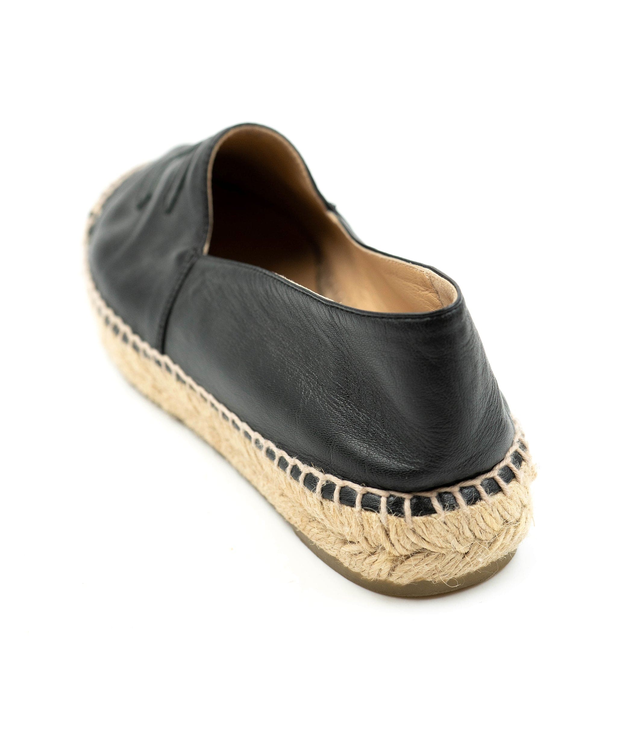 Chanel chanel black loafers CC ASC1366