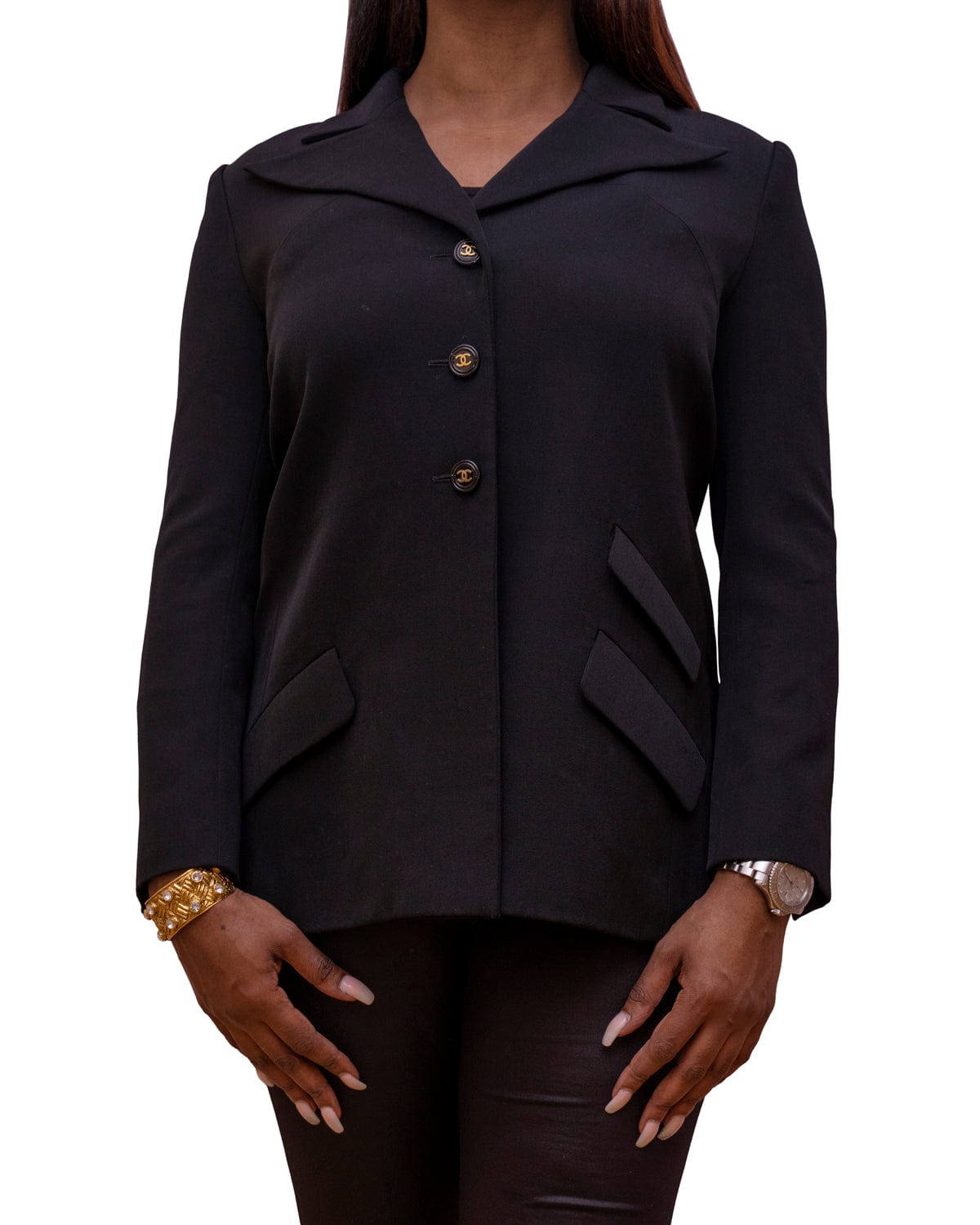 Chanel Chanel Blazer Jacket Black RJL1328