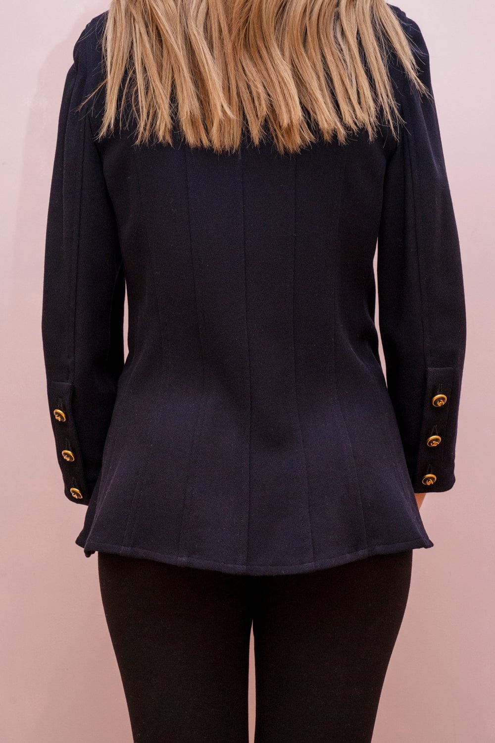 Chanel Chanel Boutique Navy CC Jacket - ASL2753