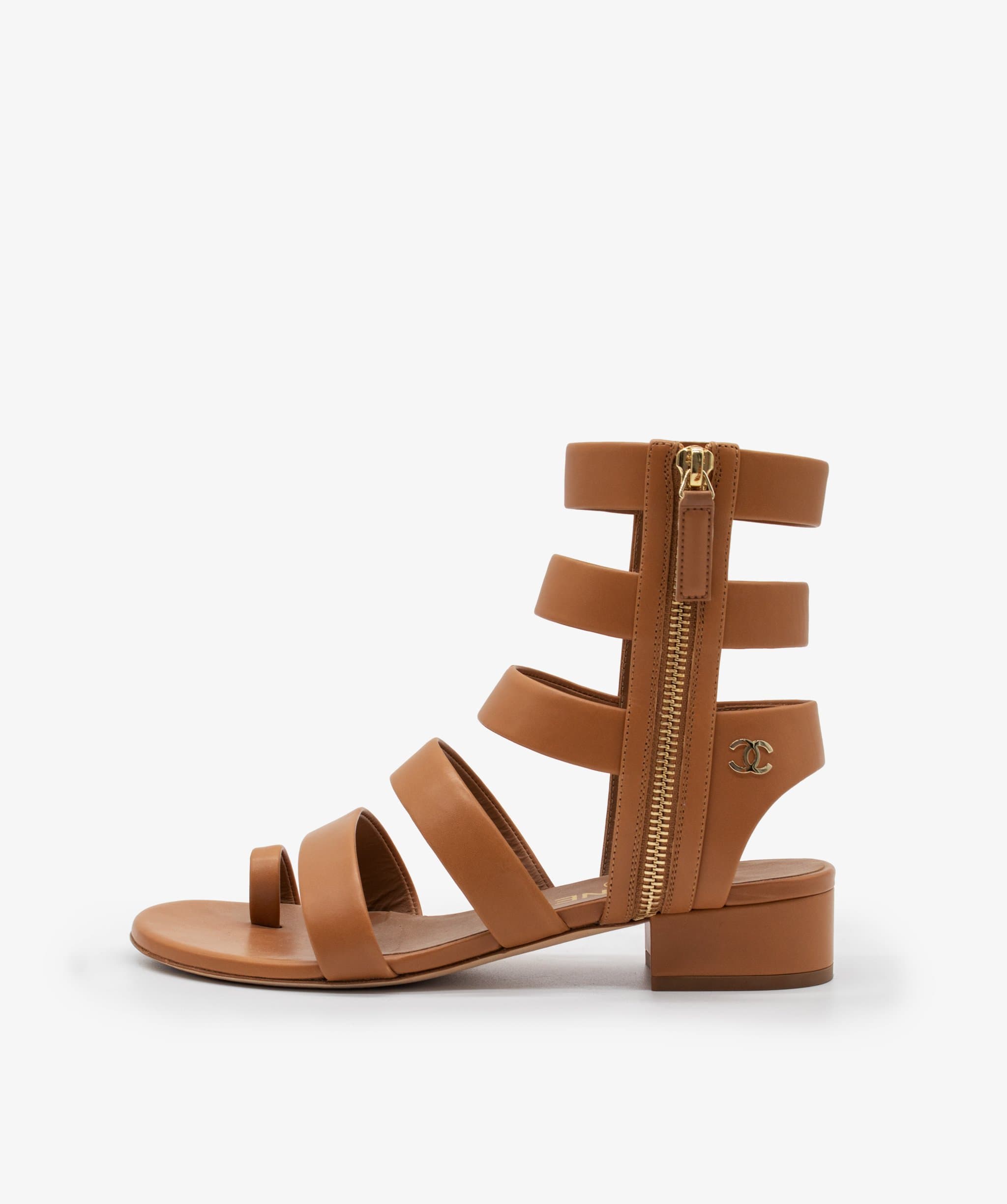 Chanel Chanel Brown Gladiators RJL1154