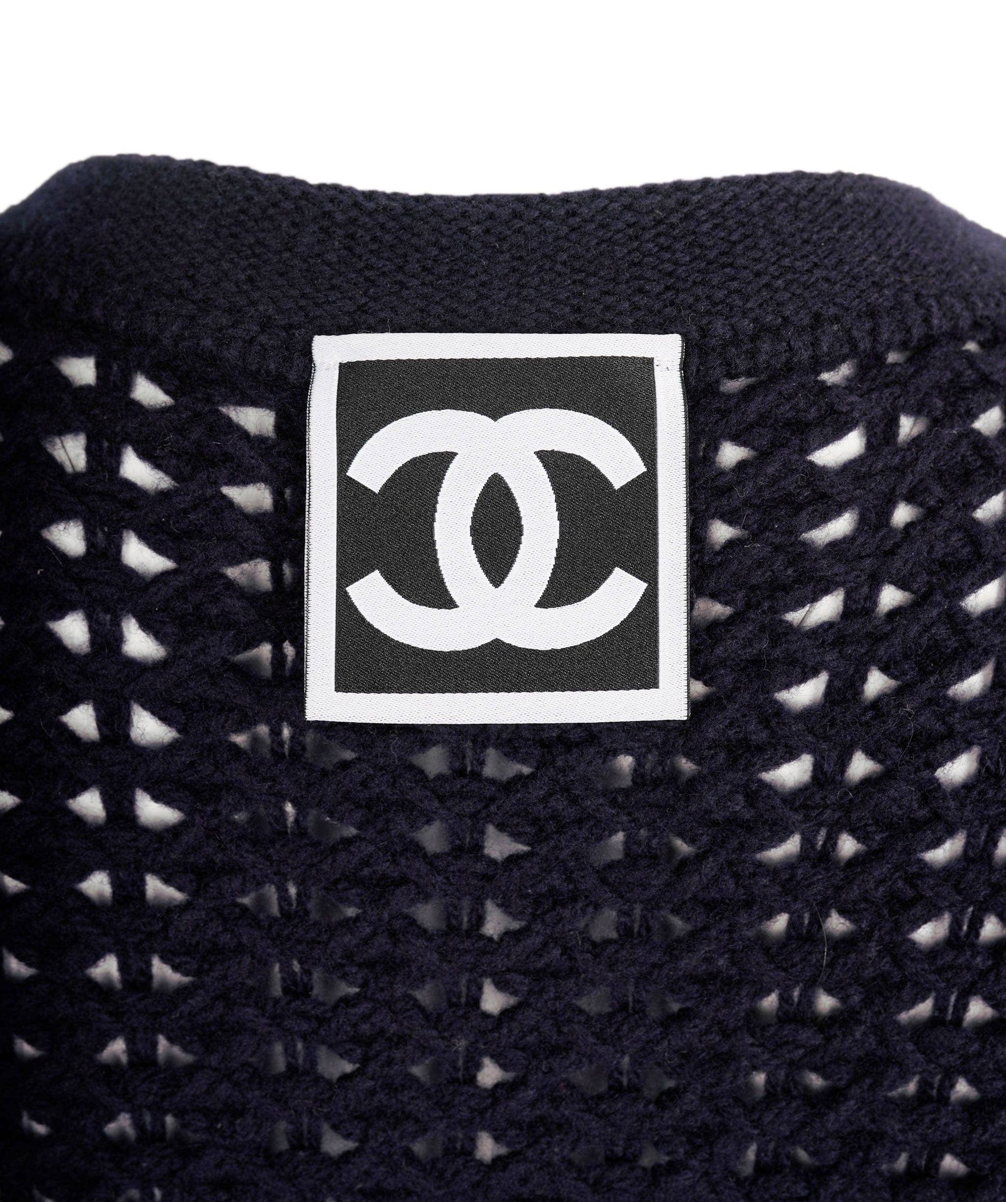 Chanel Chanel CC Cashmere Dress in Navy ASL5143