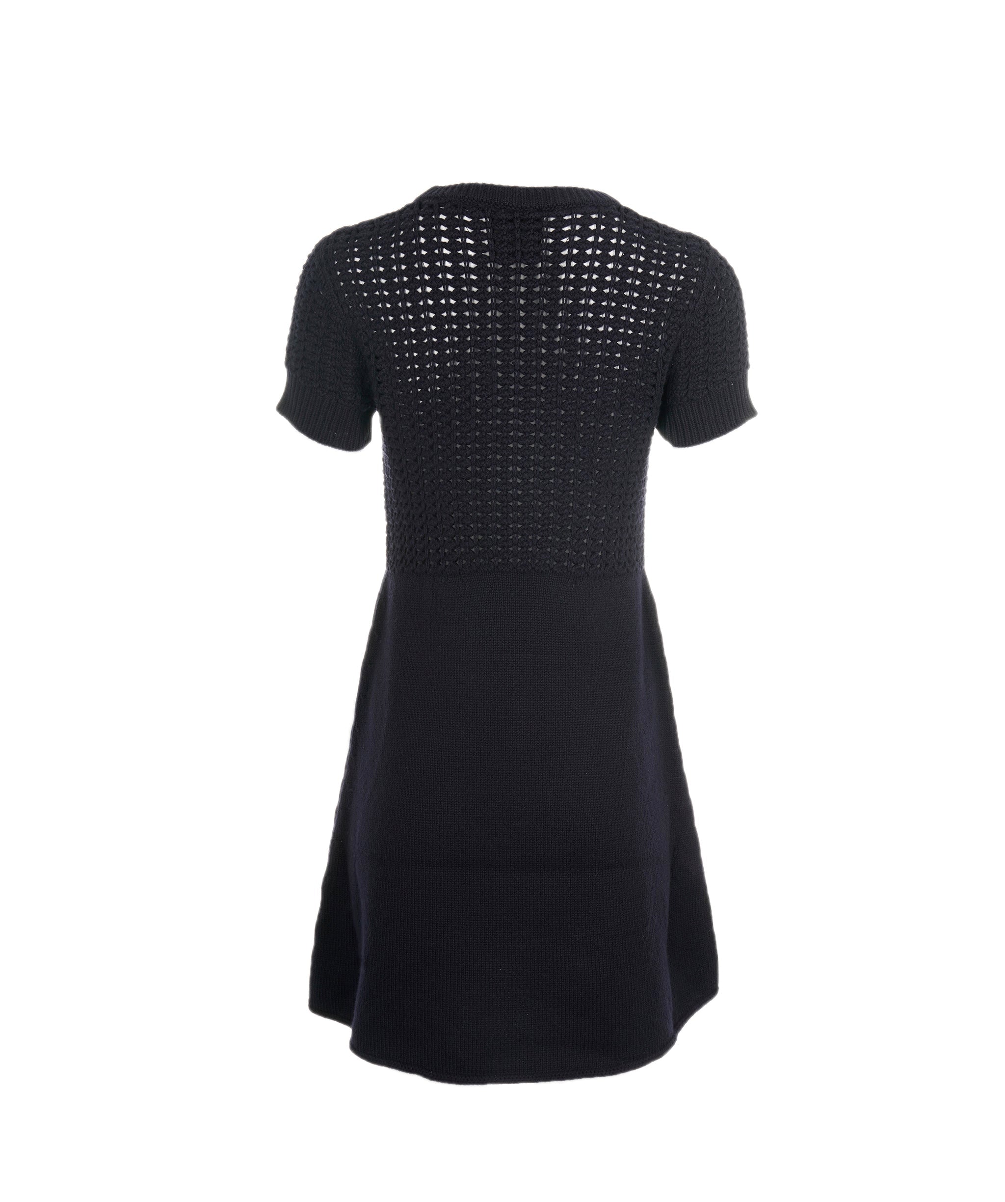 Chanel Chanel CC Cashmere Dress in Navy ASL5143