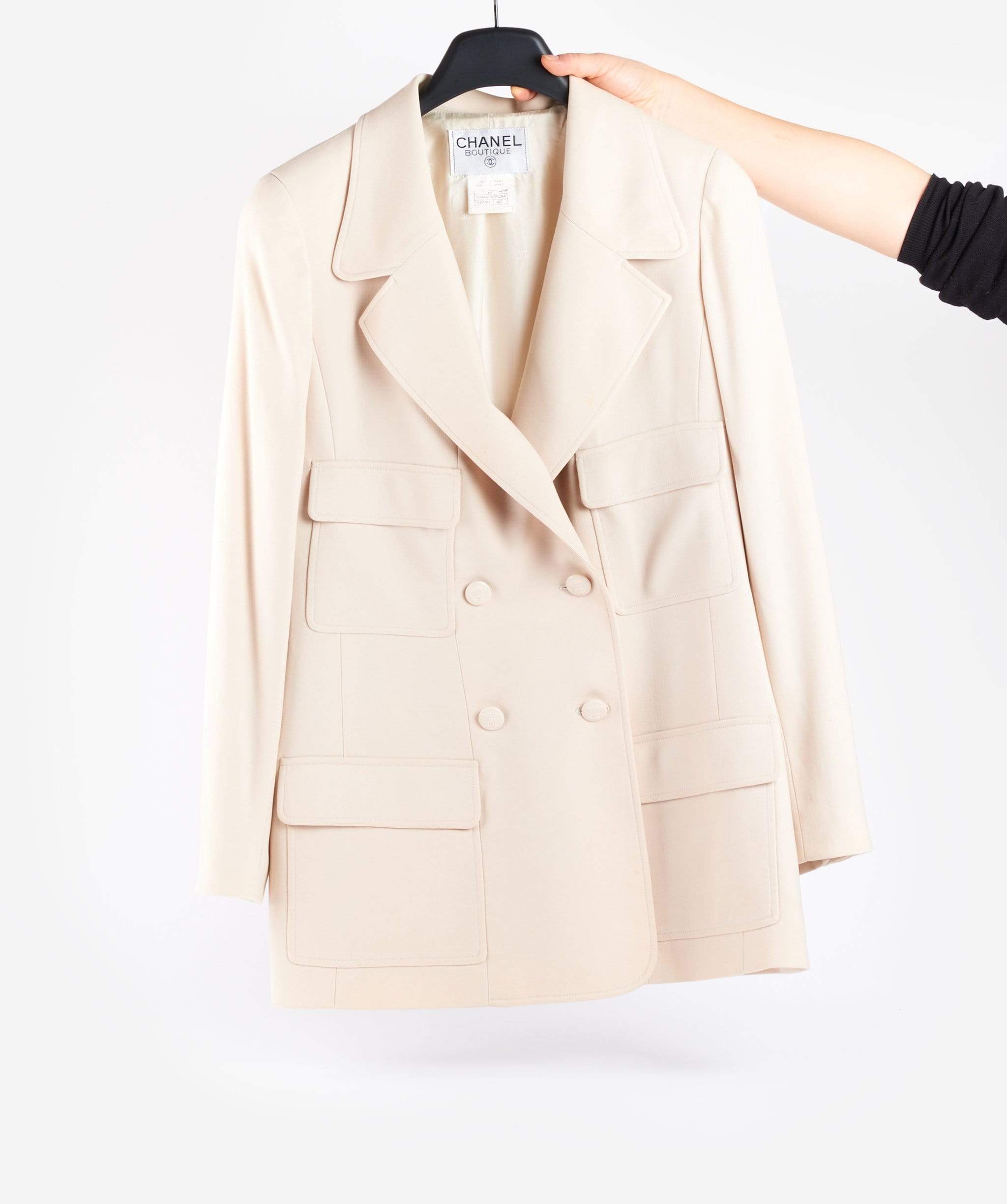 Chanel Chanel Cream Long Jacket