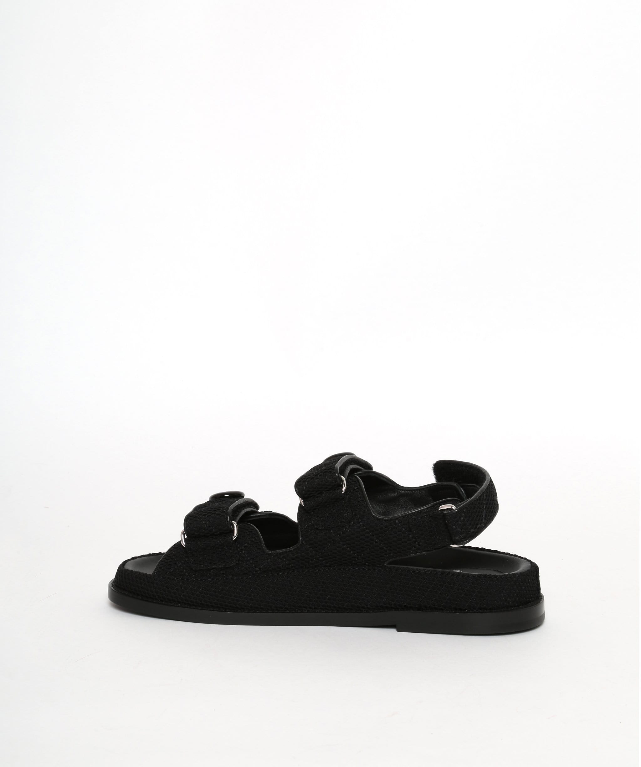 Chanel Chanel Dad sandals Black