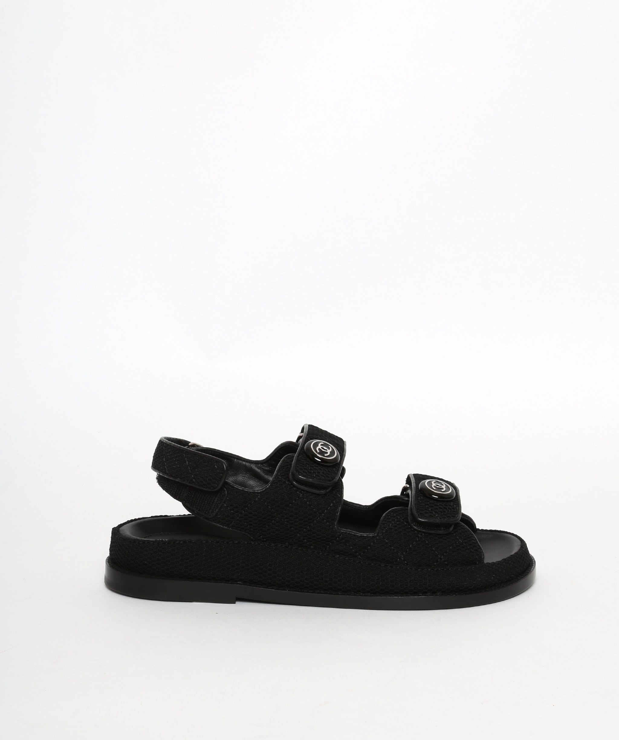 Chanel Chanel Dad sandals Black