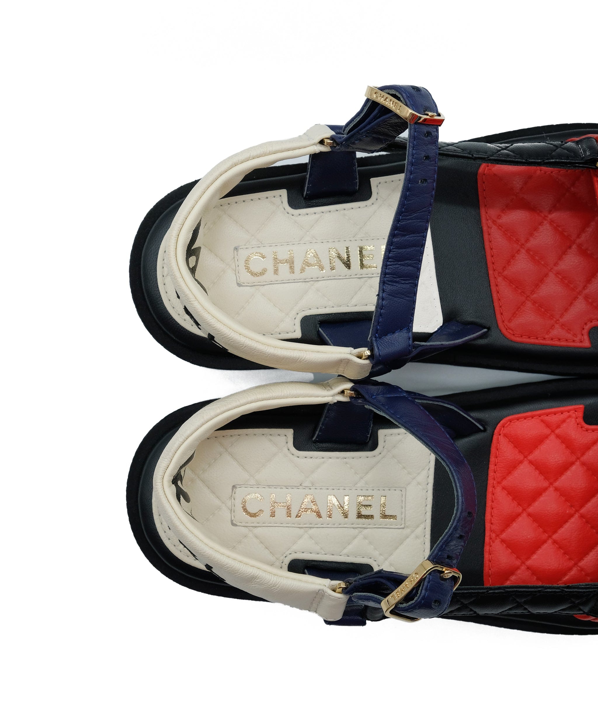 Chanel Chanel Daddy Sandals 37.5 RJC2172