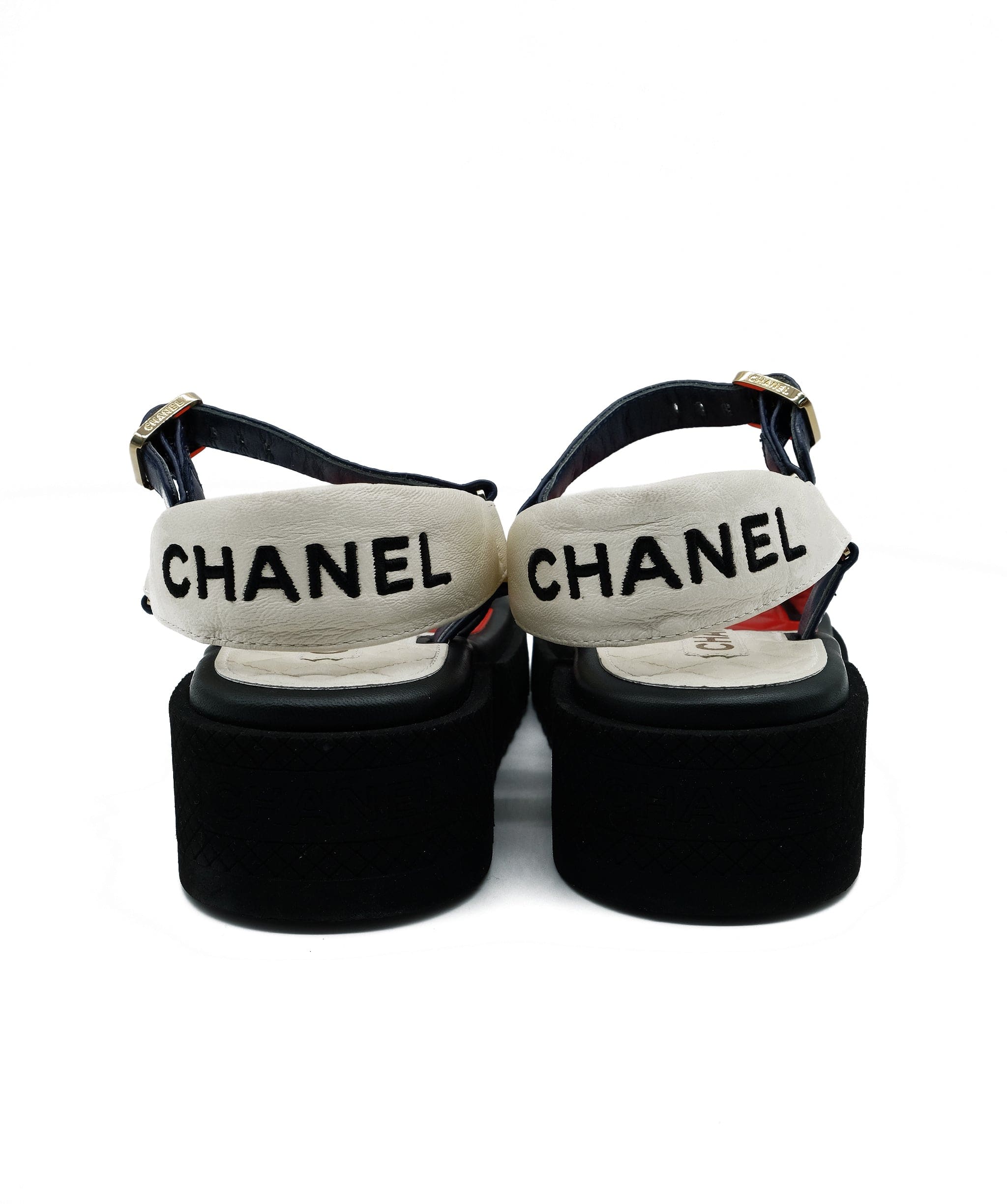 Chanel Chanel Daddy Sandals 37.5 RJC2172