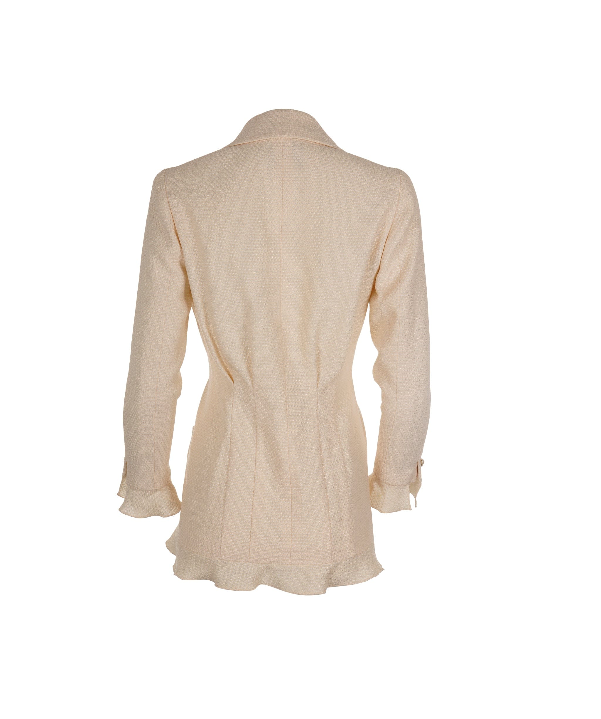 Chanel Chanel Half Zip Jacket Ivory ASL5141