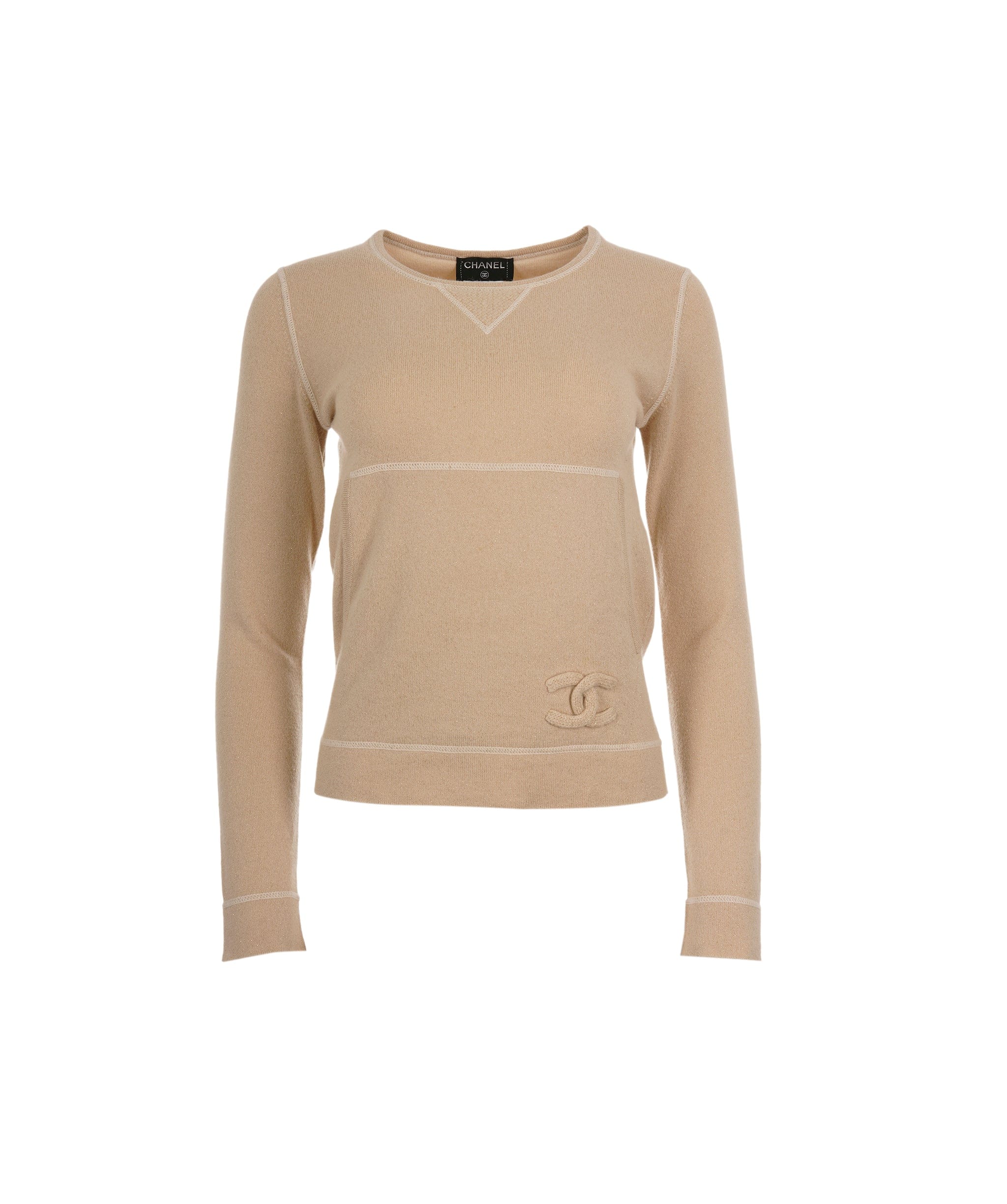 Chanel Chanel Jumper beige CC - AWL2711