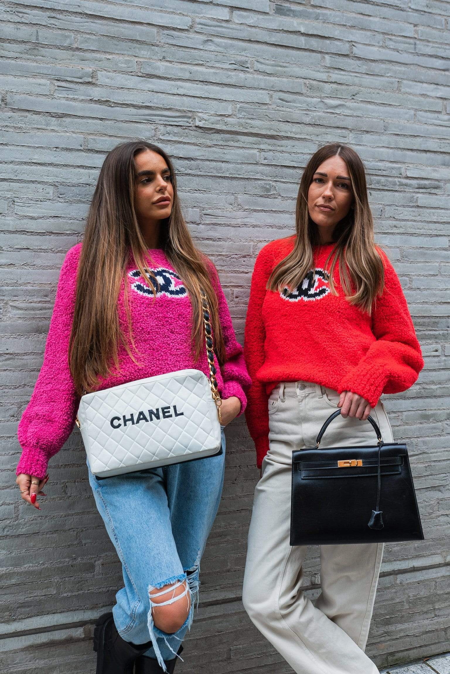 Chanel Chanel Pink CC Wool Jumper 38 AGC1033