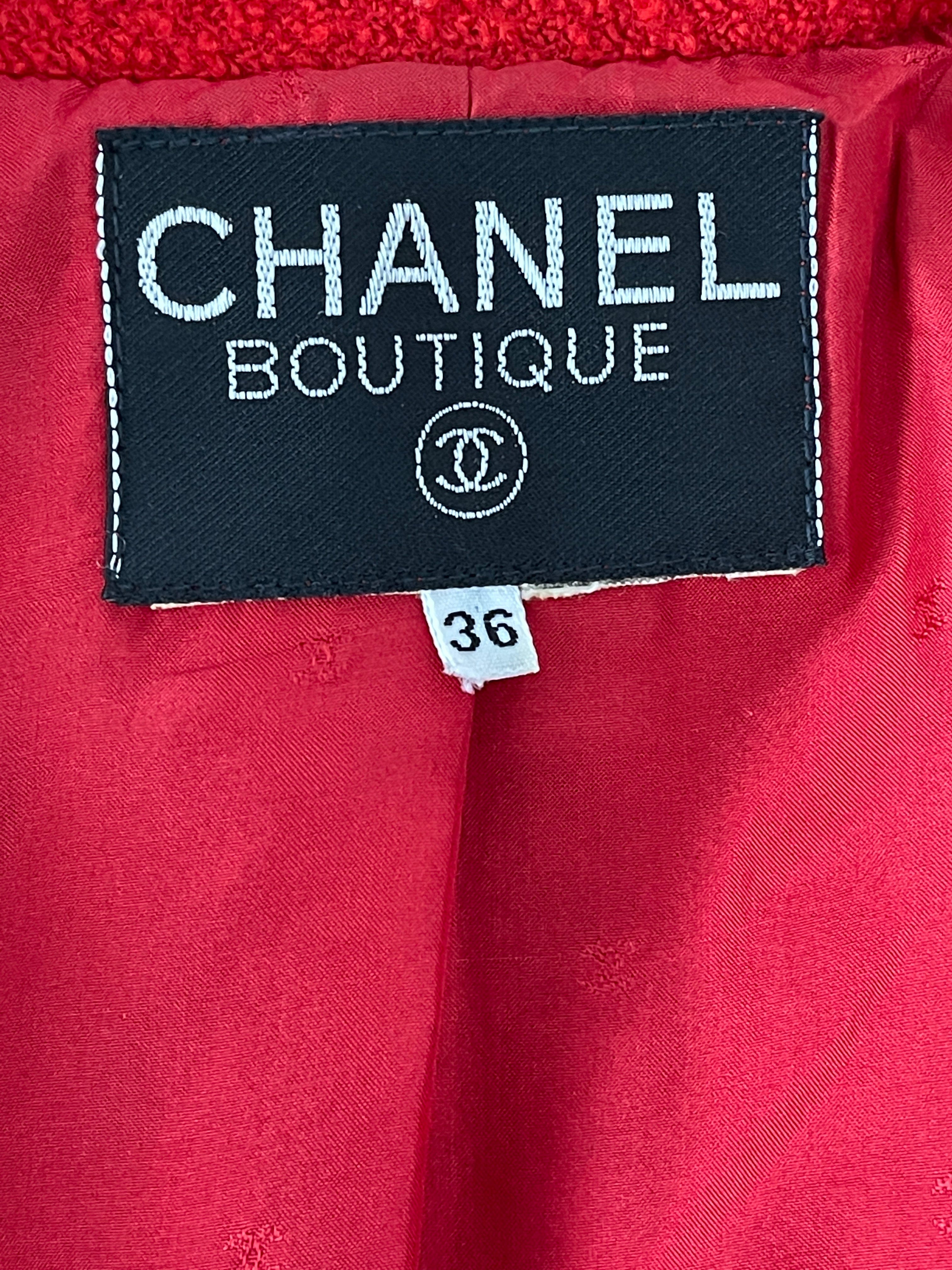 Chanel Chanel Red Blazer 36 - AWL3459