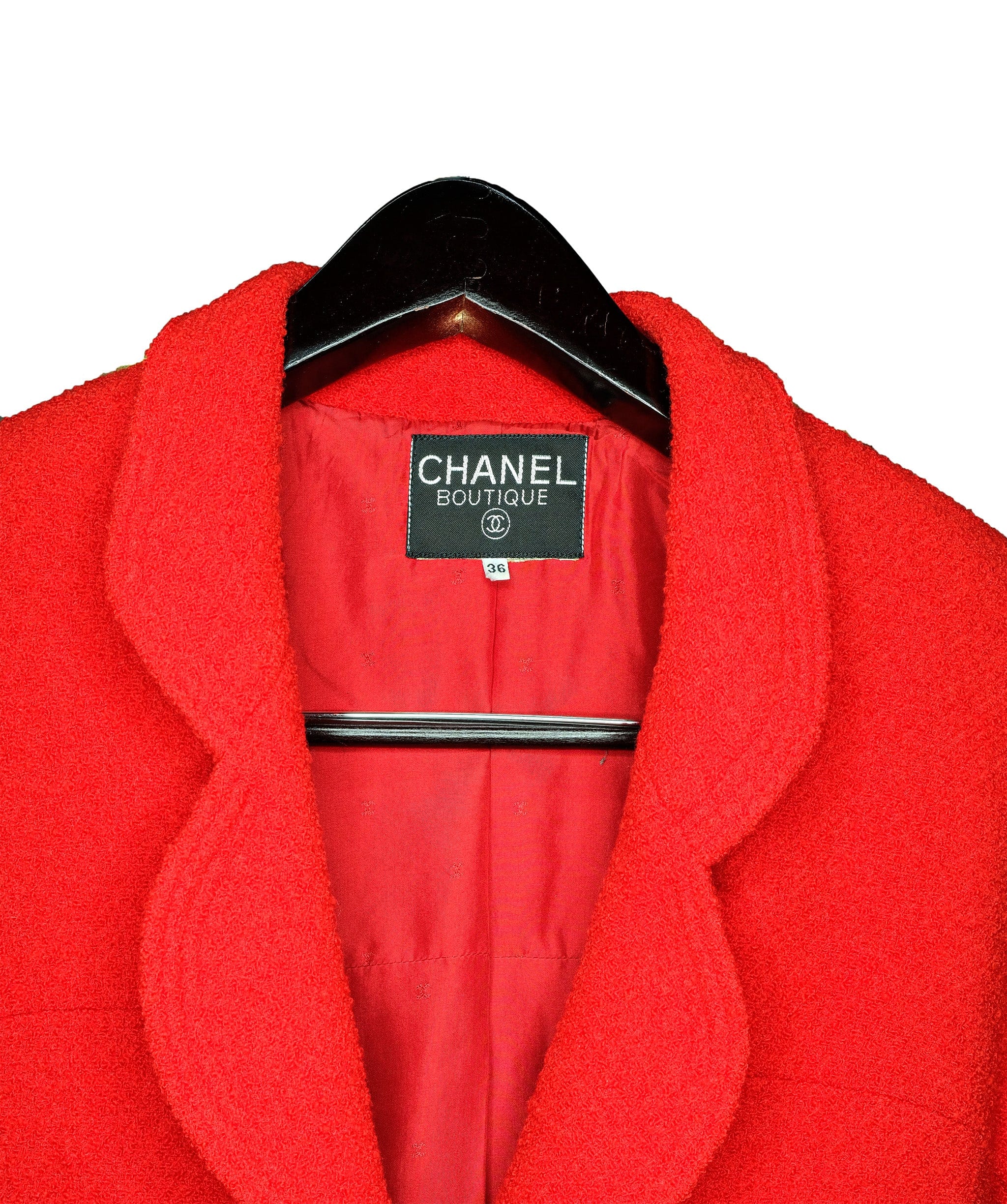 Chanel Chanel Red Blazer 36 - AWL3459