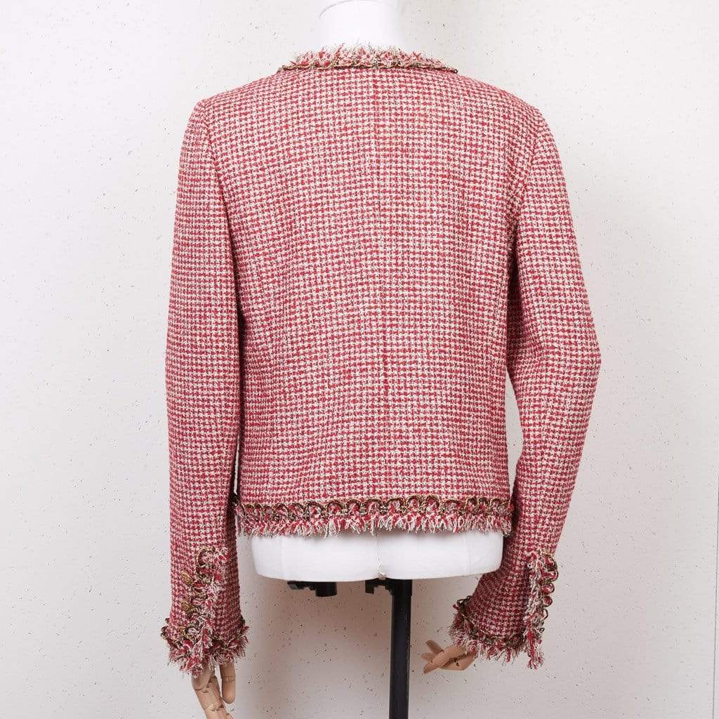 Chanel Chanel Red Tweed Jacket