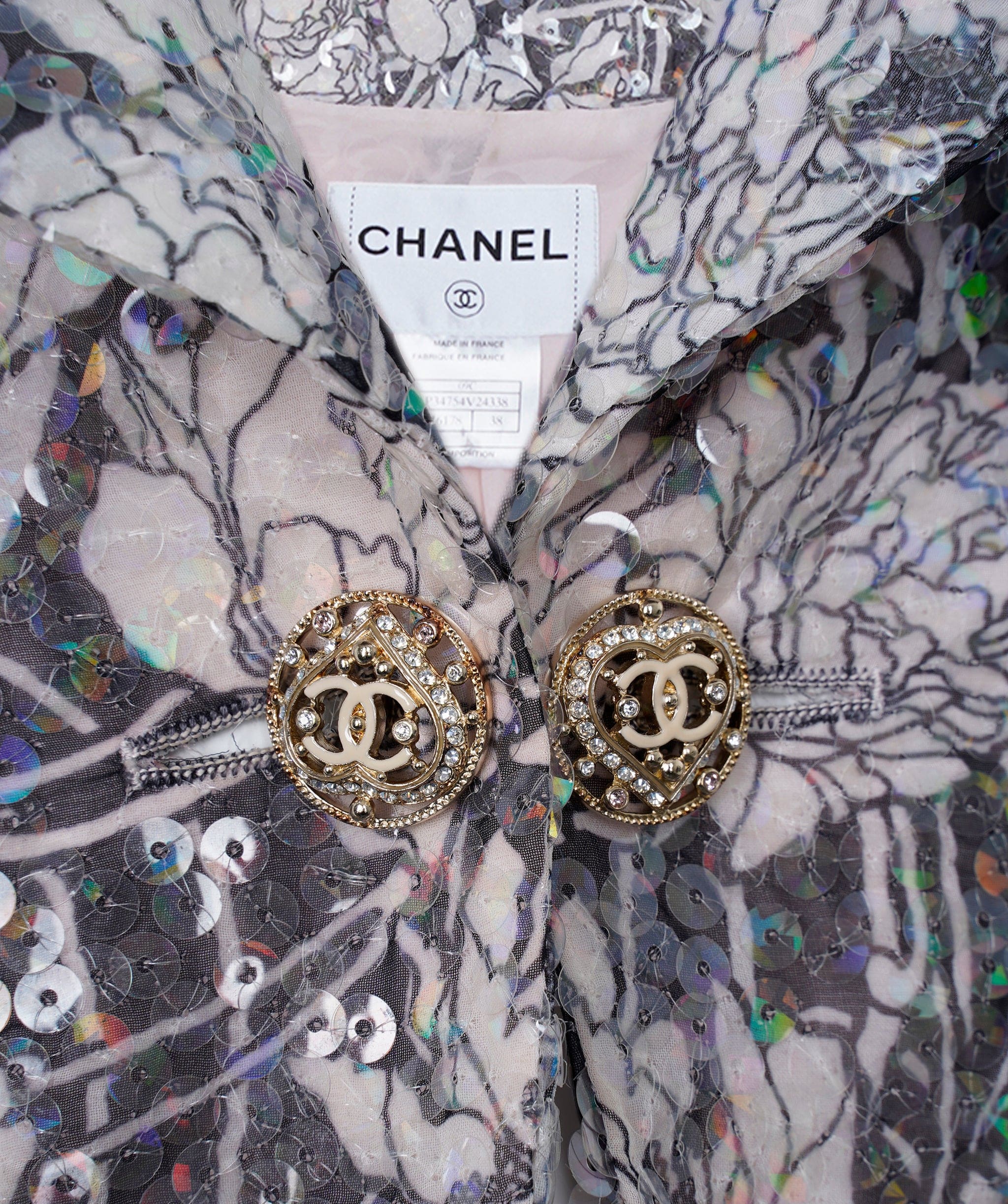 Chanel Chanel Sequin Jacket ASL4072