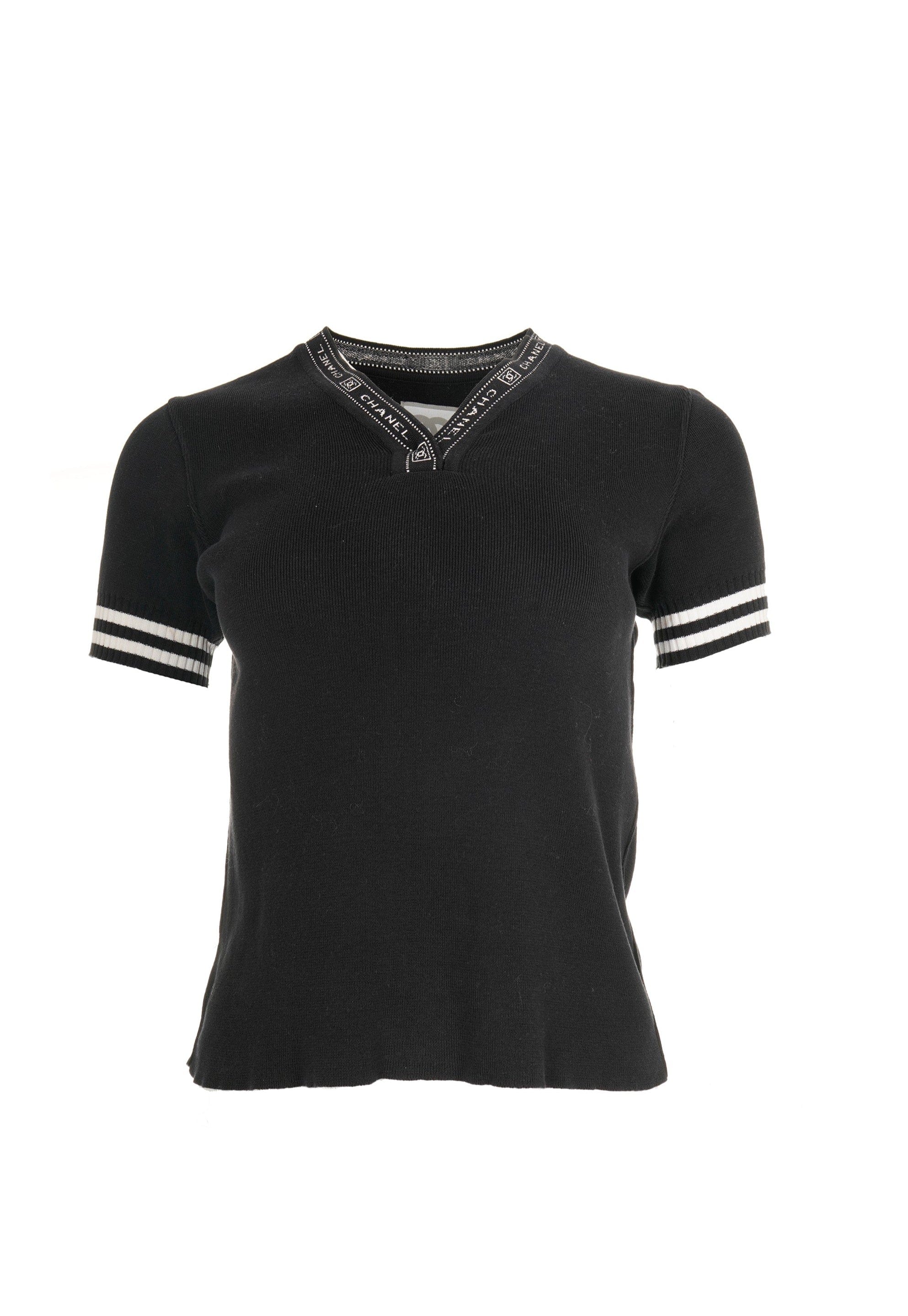 Chanel Chanel Sport Logo Line Top Black ASL6563