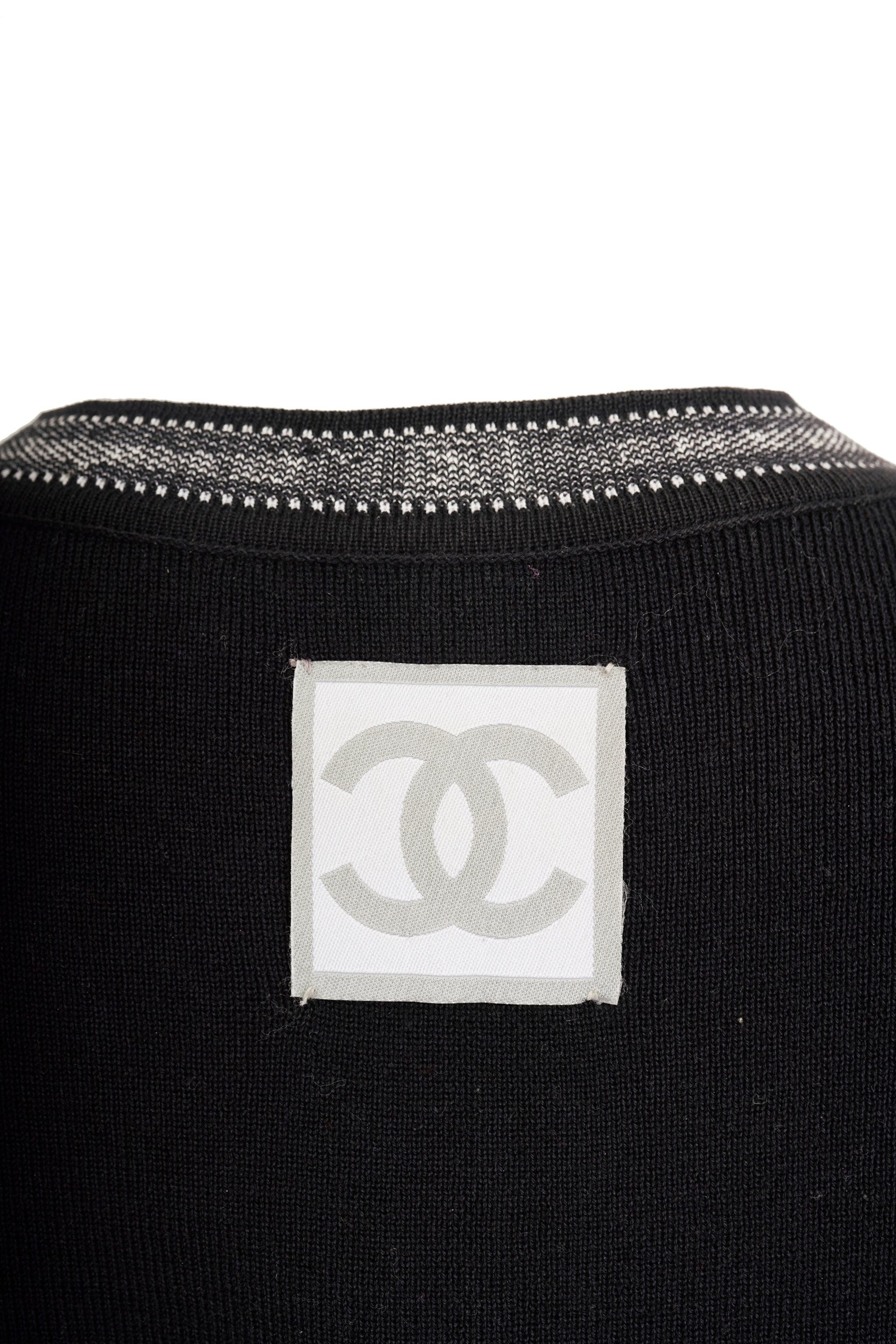 Chanel Chanel Sport Logo Line Top Black ASL6563