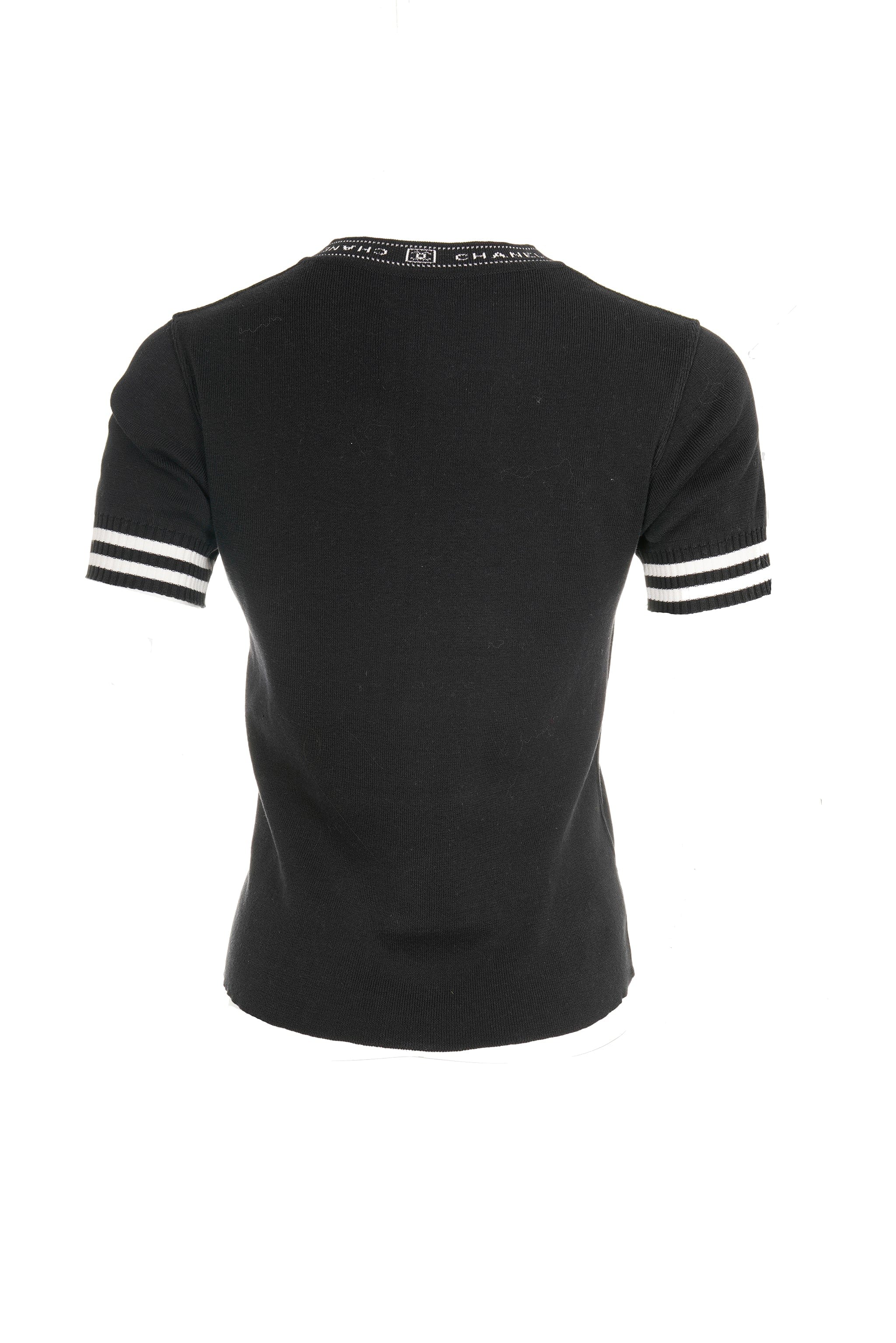 Chanel Chanel Sport Logo Line Top Black ASL6563