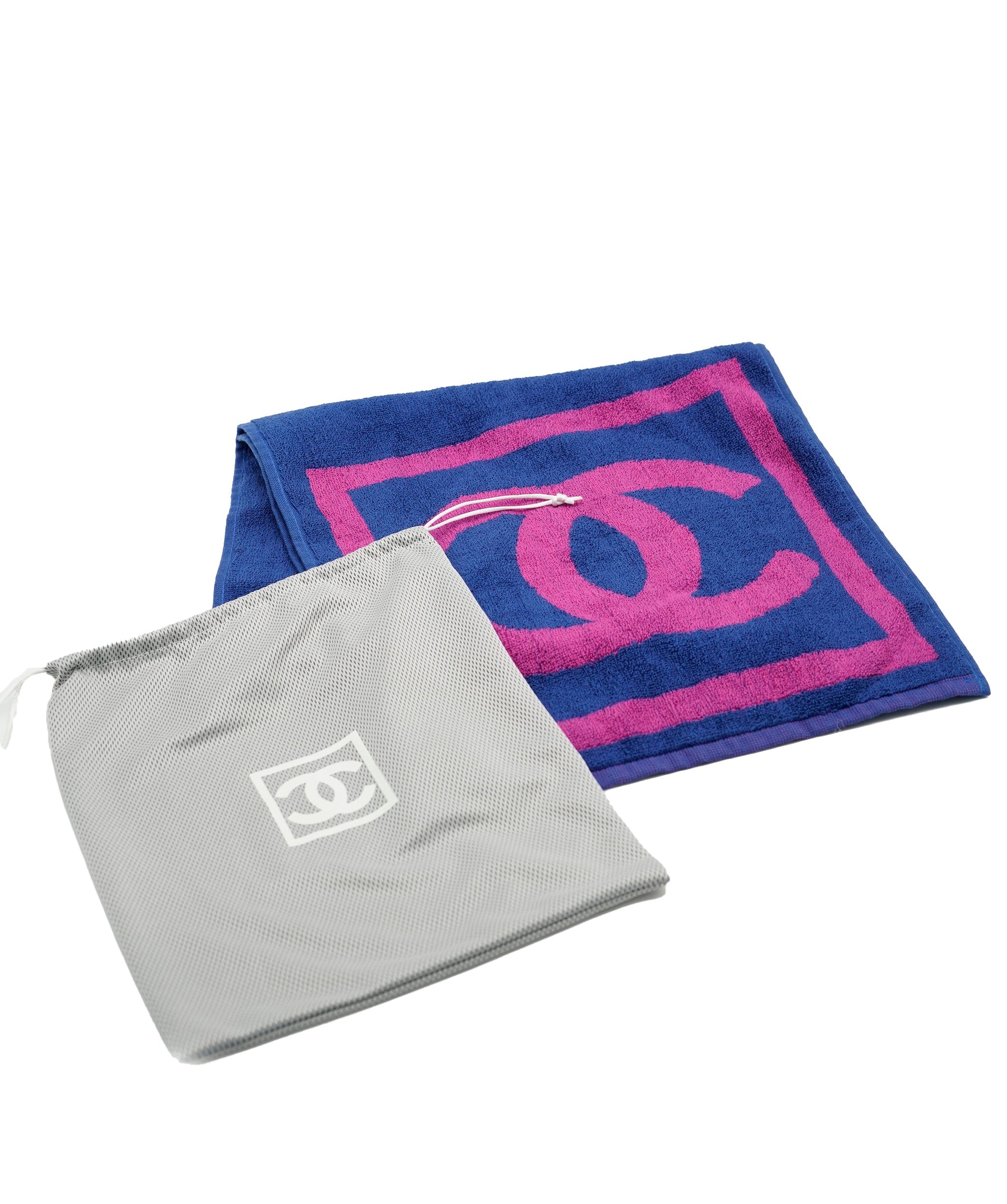 Chanel Chanel Sport Towel Blue Pink ASL6386