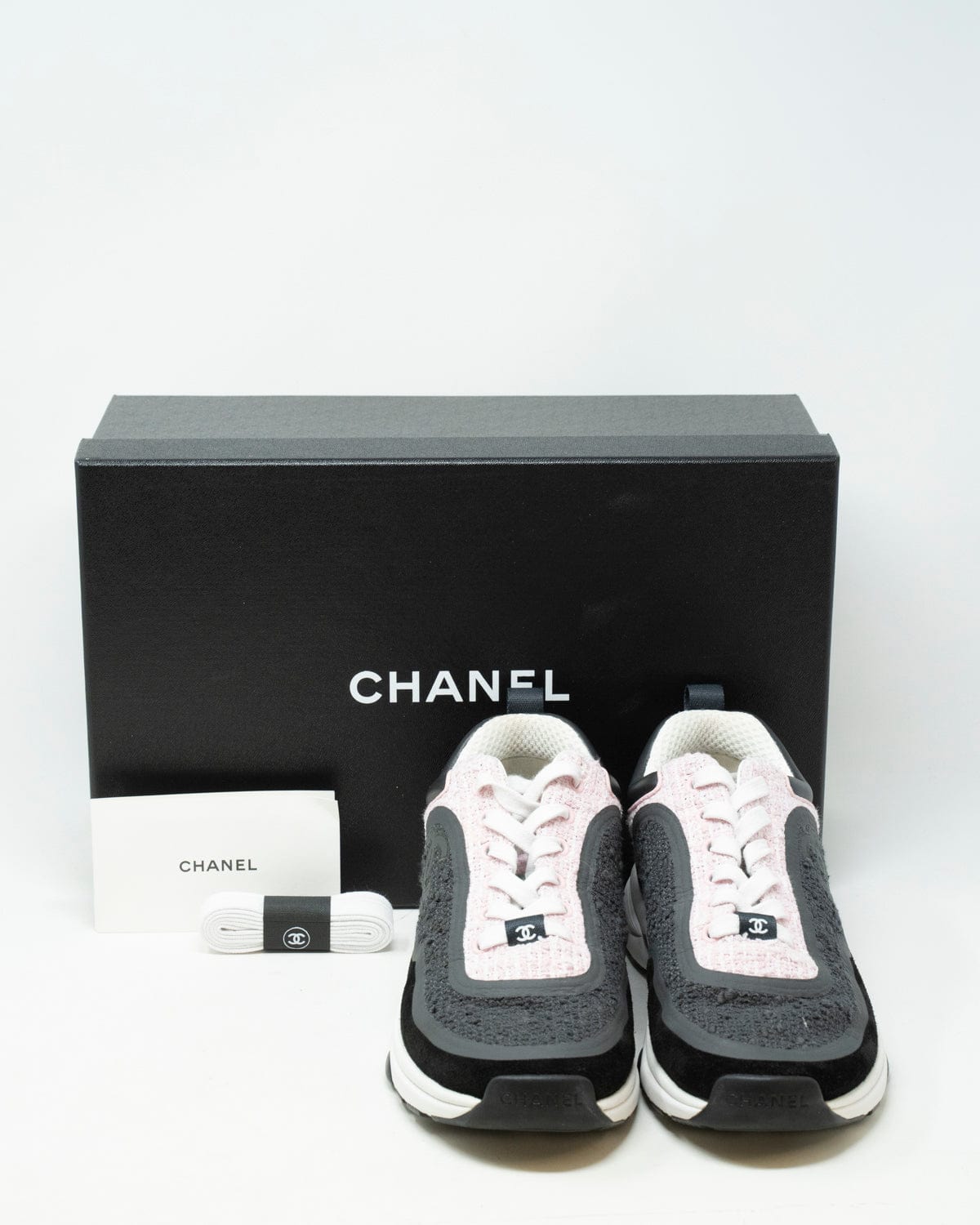 Chanel Chanel trainers black, pink and white RJL1345