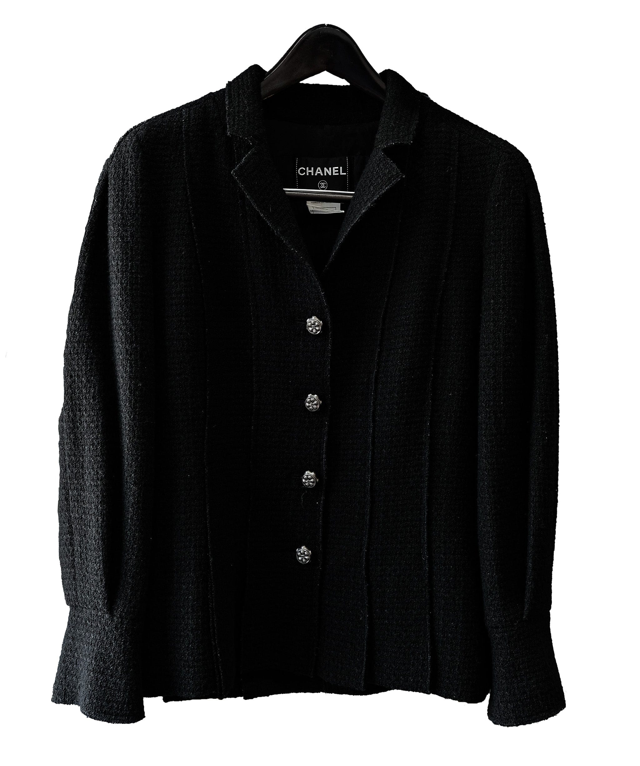 Chanel Chanel Tweed Black Jacket