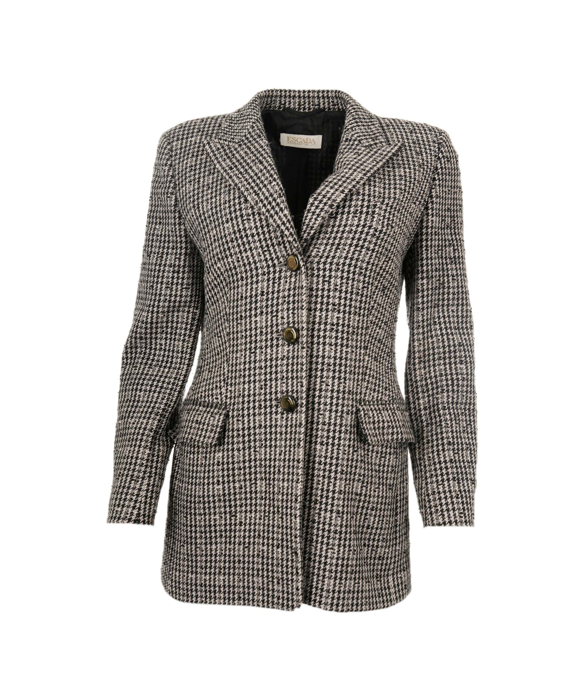 Chanel Escada blazer houndtooth AWL4631