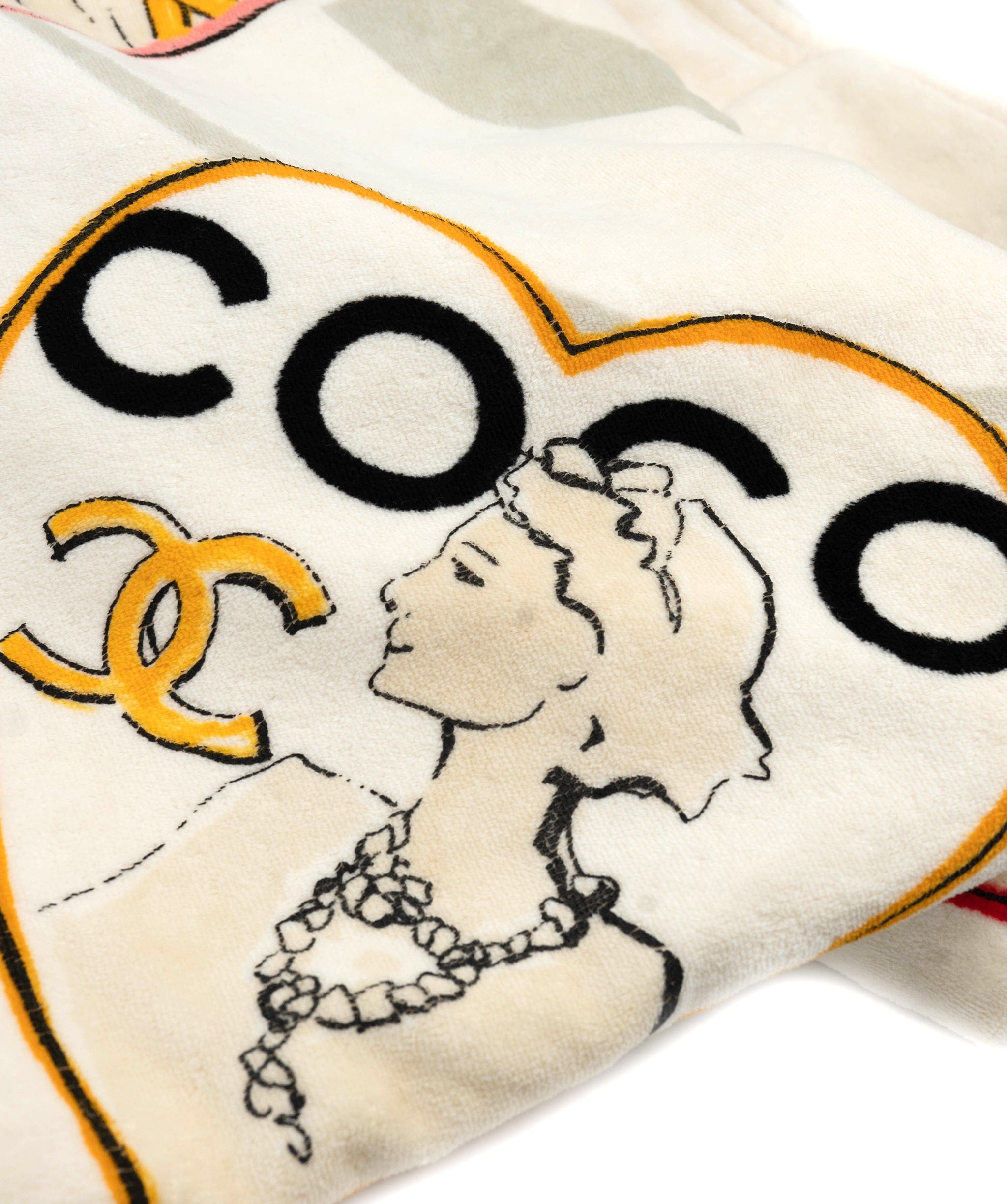 Chanel Chanel coco and heart towel AGC1213