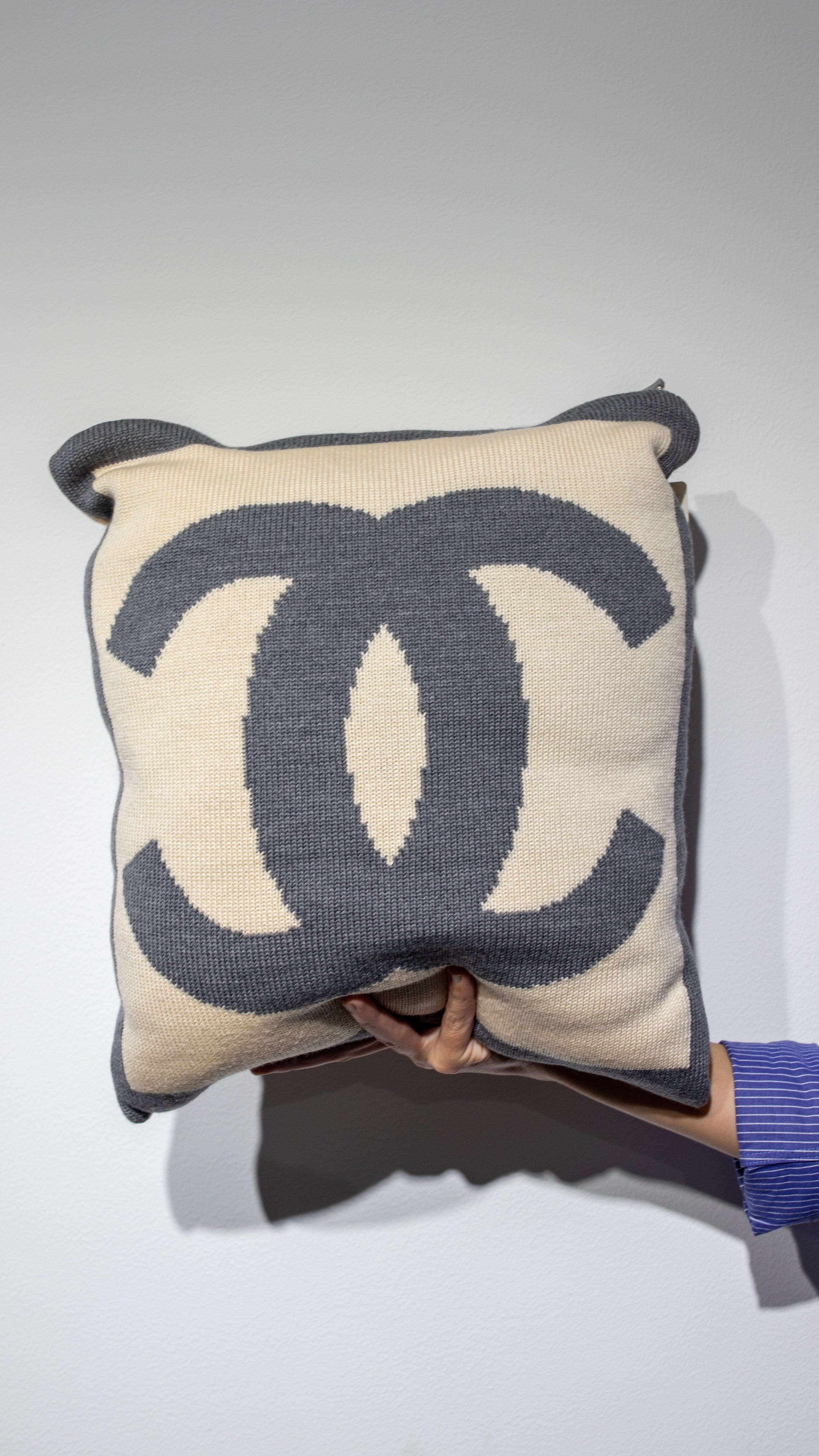 Chanel Chanel Gray Cushion   - AWL3457