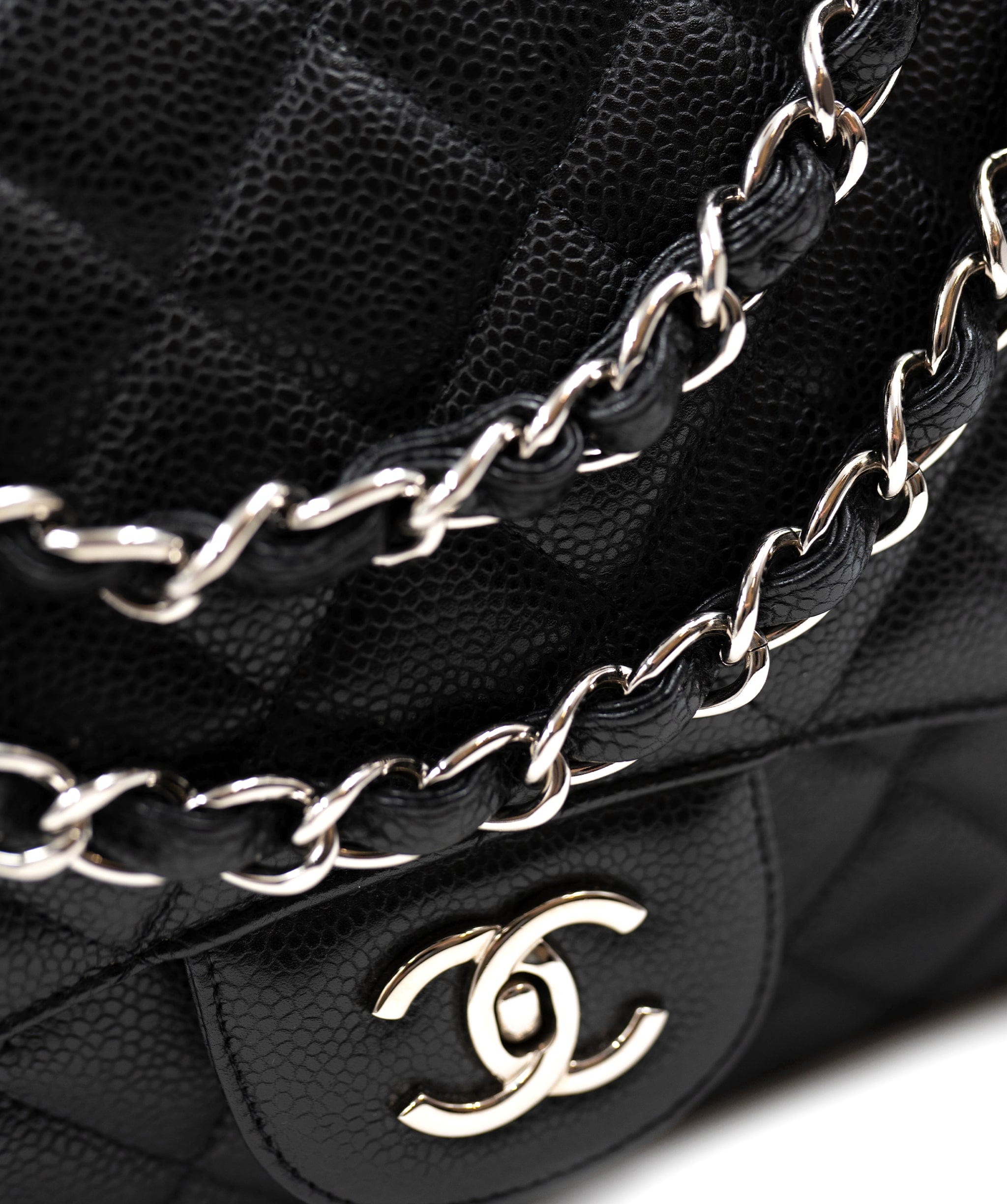 Chanel Chanel Caviar Jumbo Single Flap PHW - AGL2206