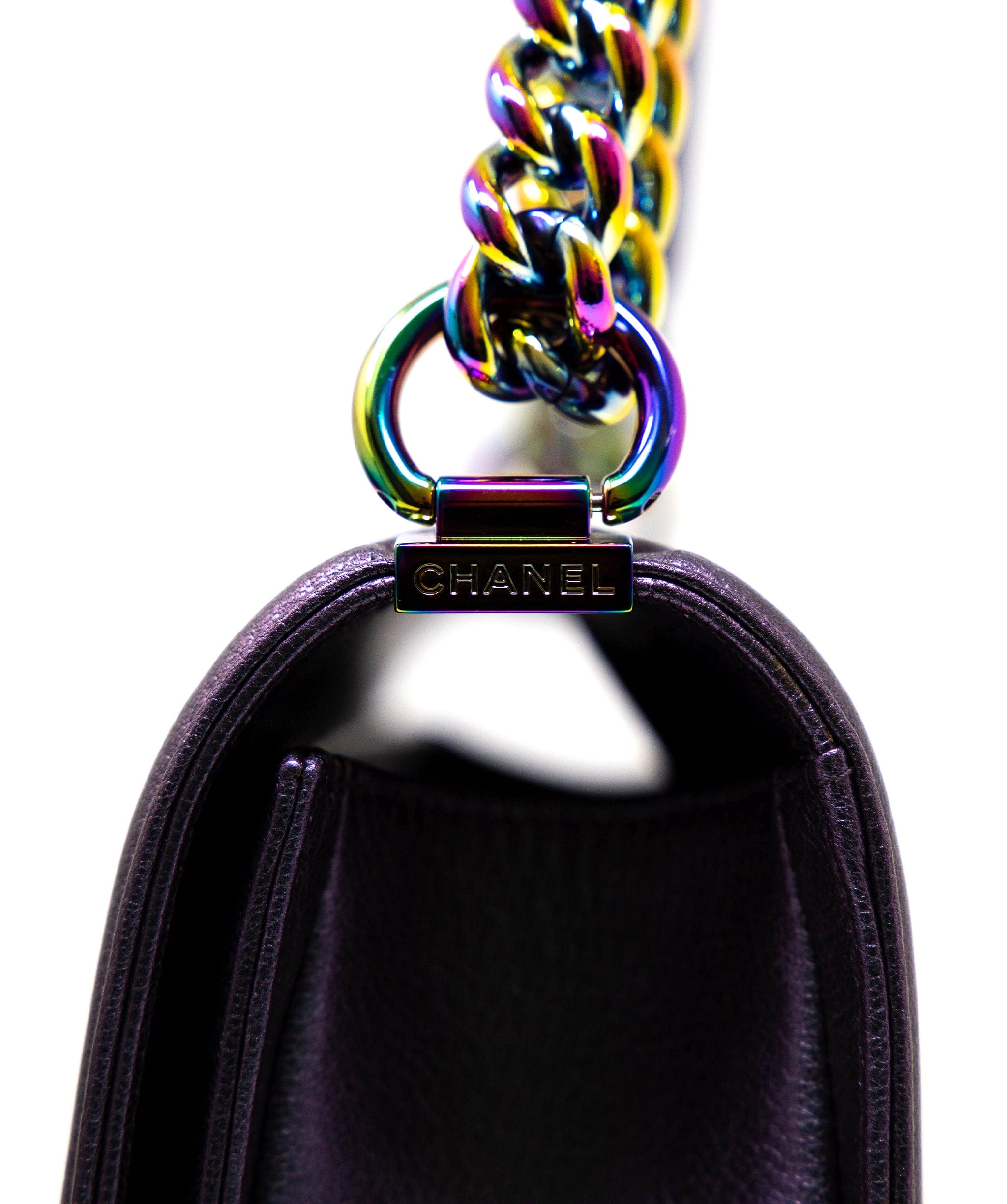 Chanel Chanel Limited Edition Medium Purple Leather Boy Bag  - AGL2186