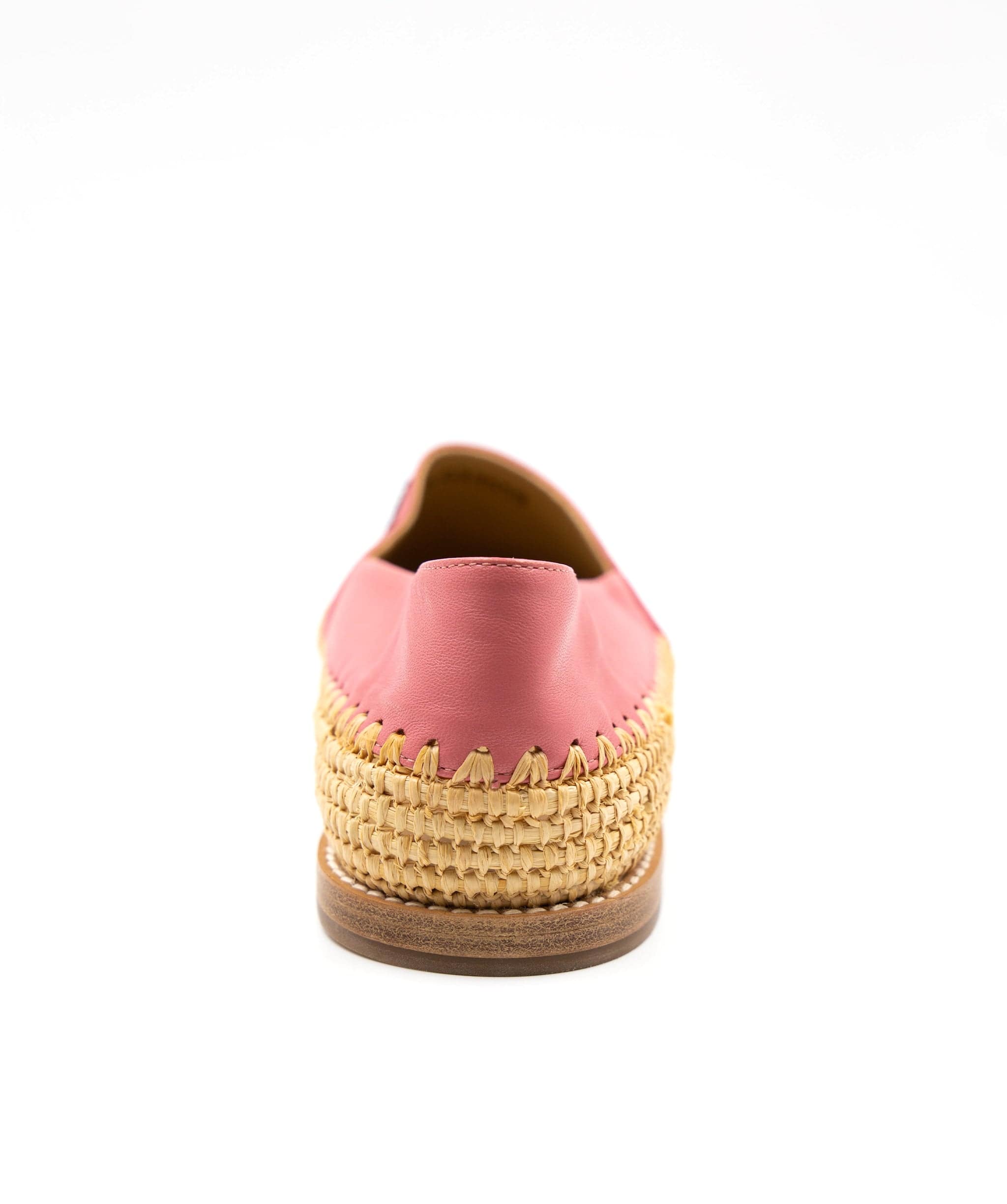 Chanel Chanel Pink Leather CC Espadrilles 38 - AGL2183