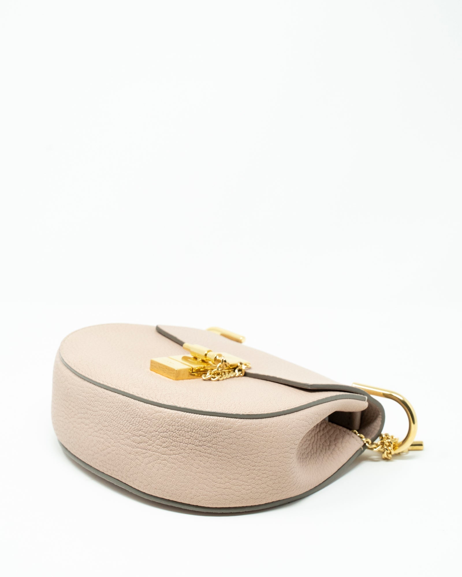 Chloé Chloe Blush Leather Drew Bag GHW  - AGL2023