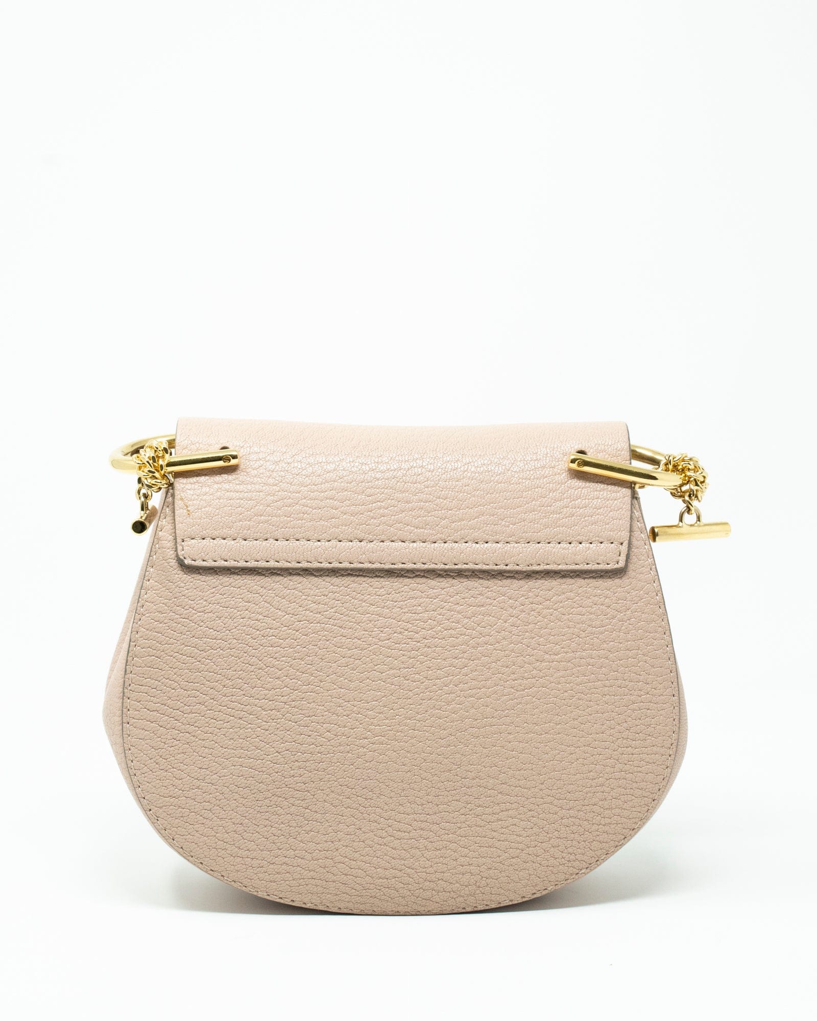 Chloé Chloe Blush Leather Drew Bag GHW  - AGL2023