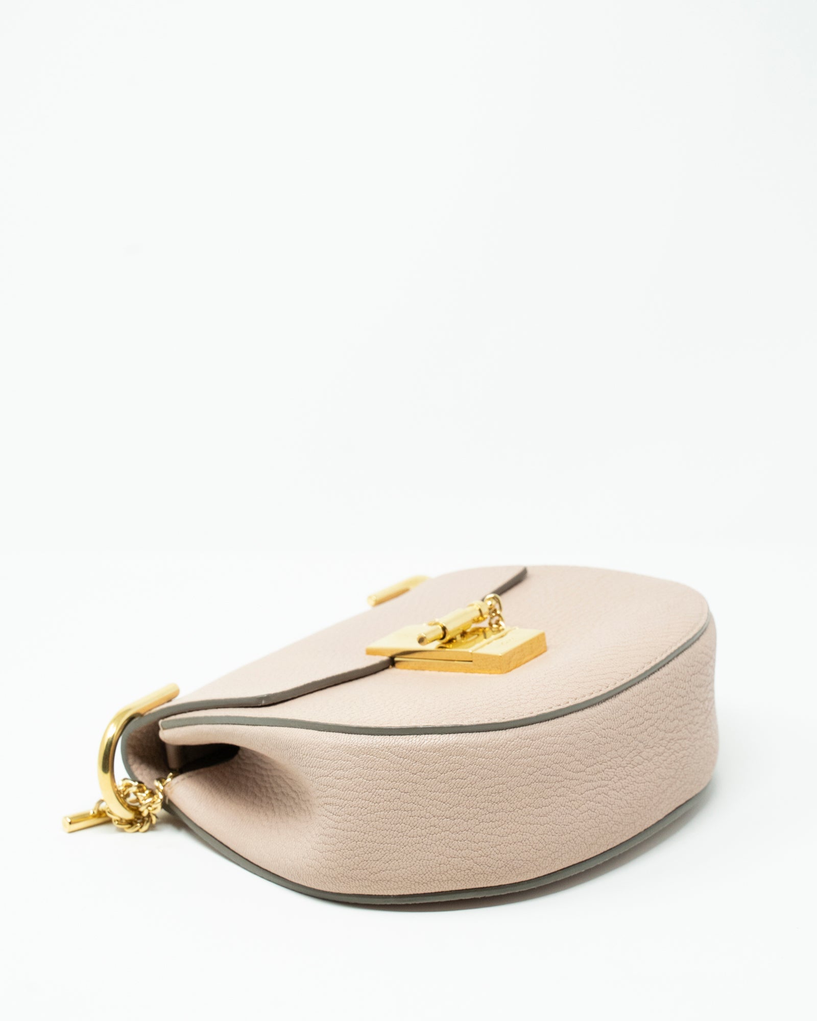 Chloé Chloe Blush Leather Drew Bag GHW  - AGL2023