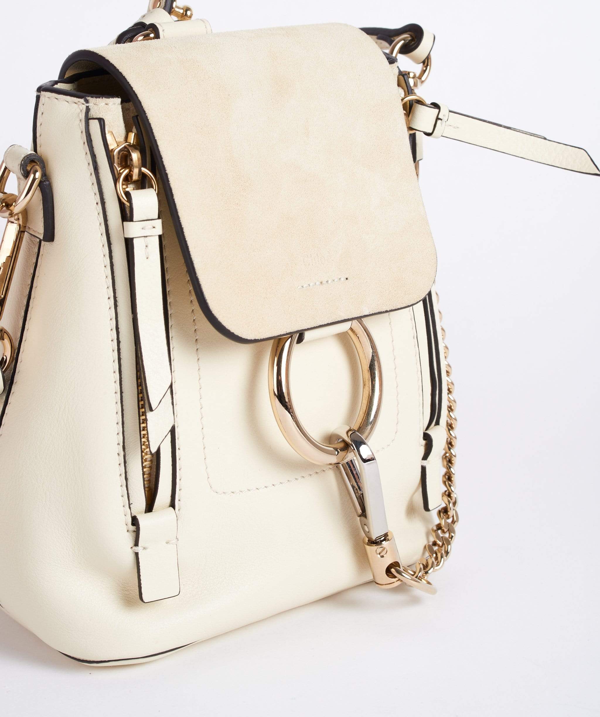 Chloé Chloe creme faye backpack