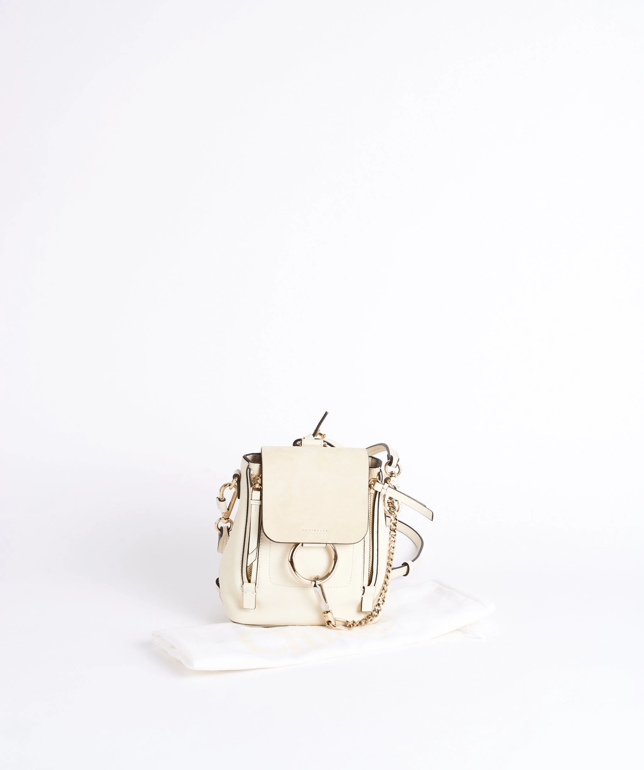 Chloé Chloe creme faye backpack